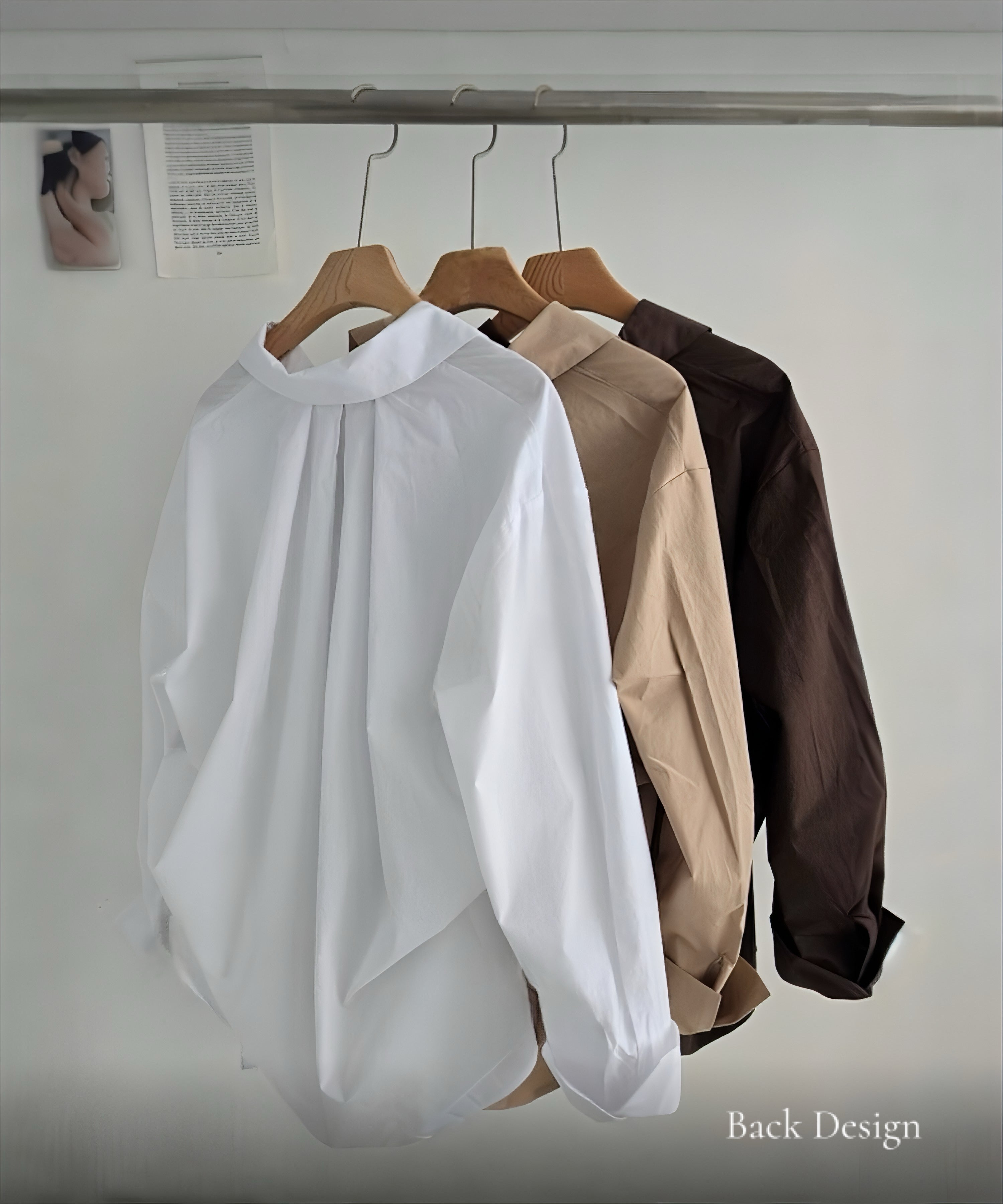 バックデザインシャツ