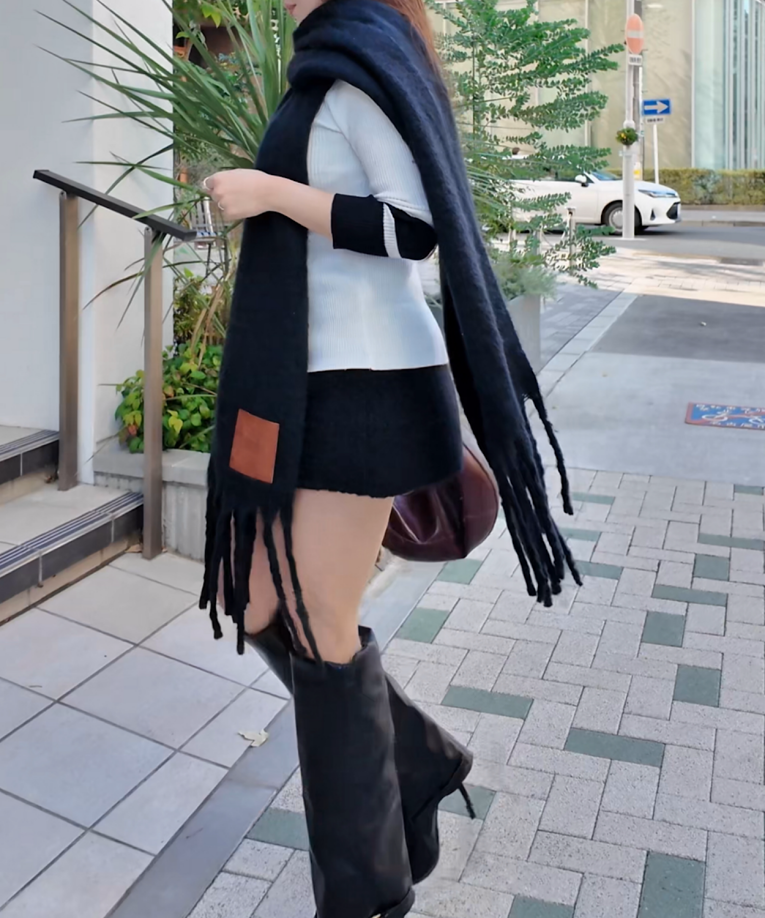 ボアタッチ ベルトフレアスカート