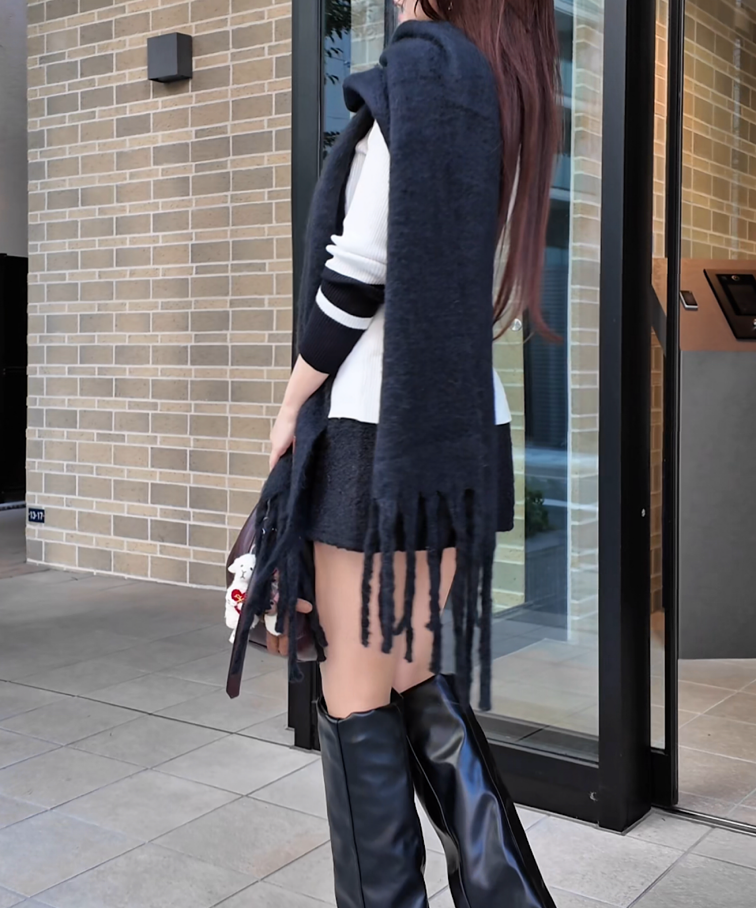 ボアタッチ ベルトフレアスカート