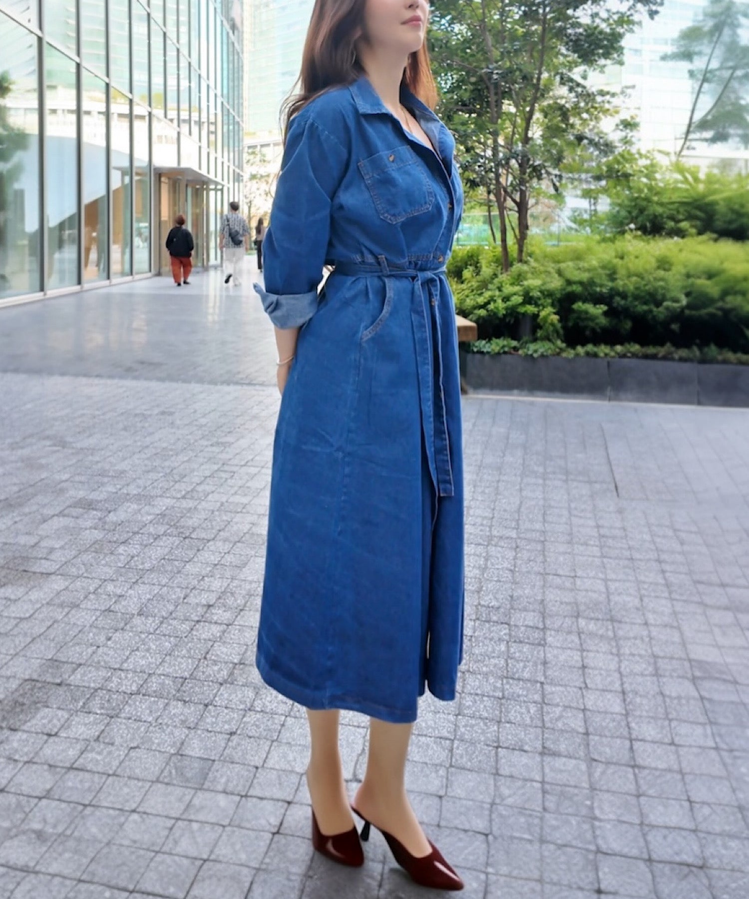 ロングデニムワンピース / *公式限定