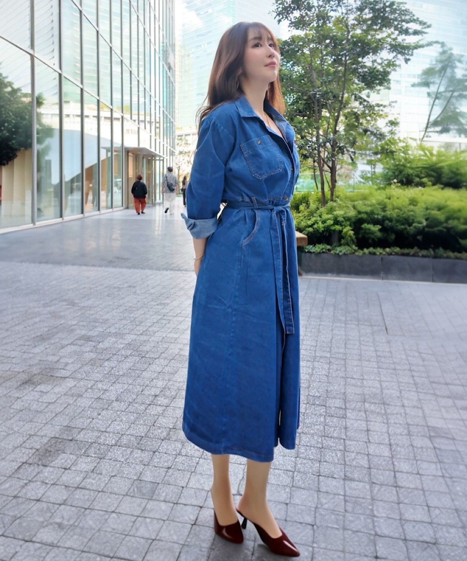 ロングデニムワンピース / *公式限定