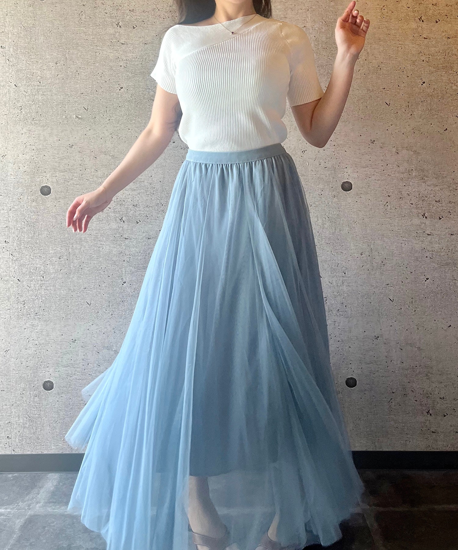 エアリーチュールスカート