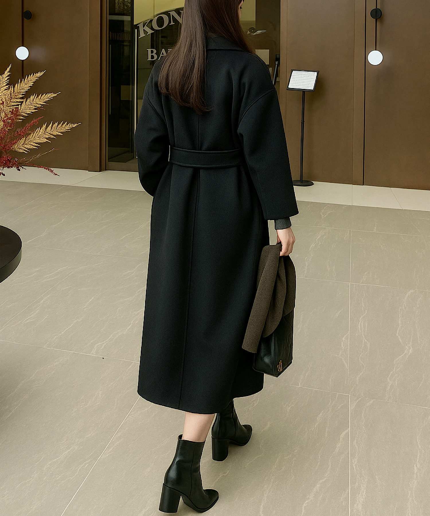 サイドスリットハンドメイドコート【公式限定】