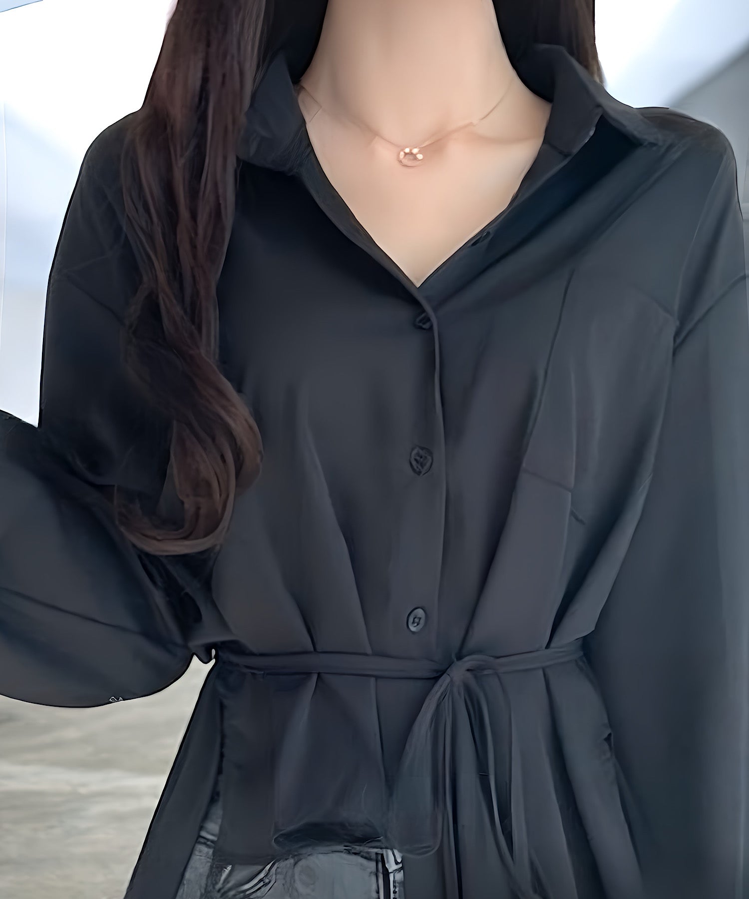 アシンメトリレイヤーシャツ