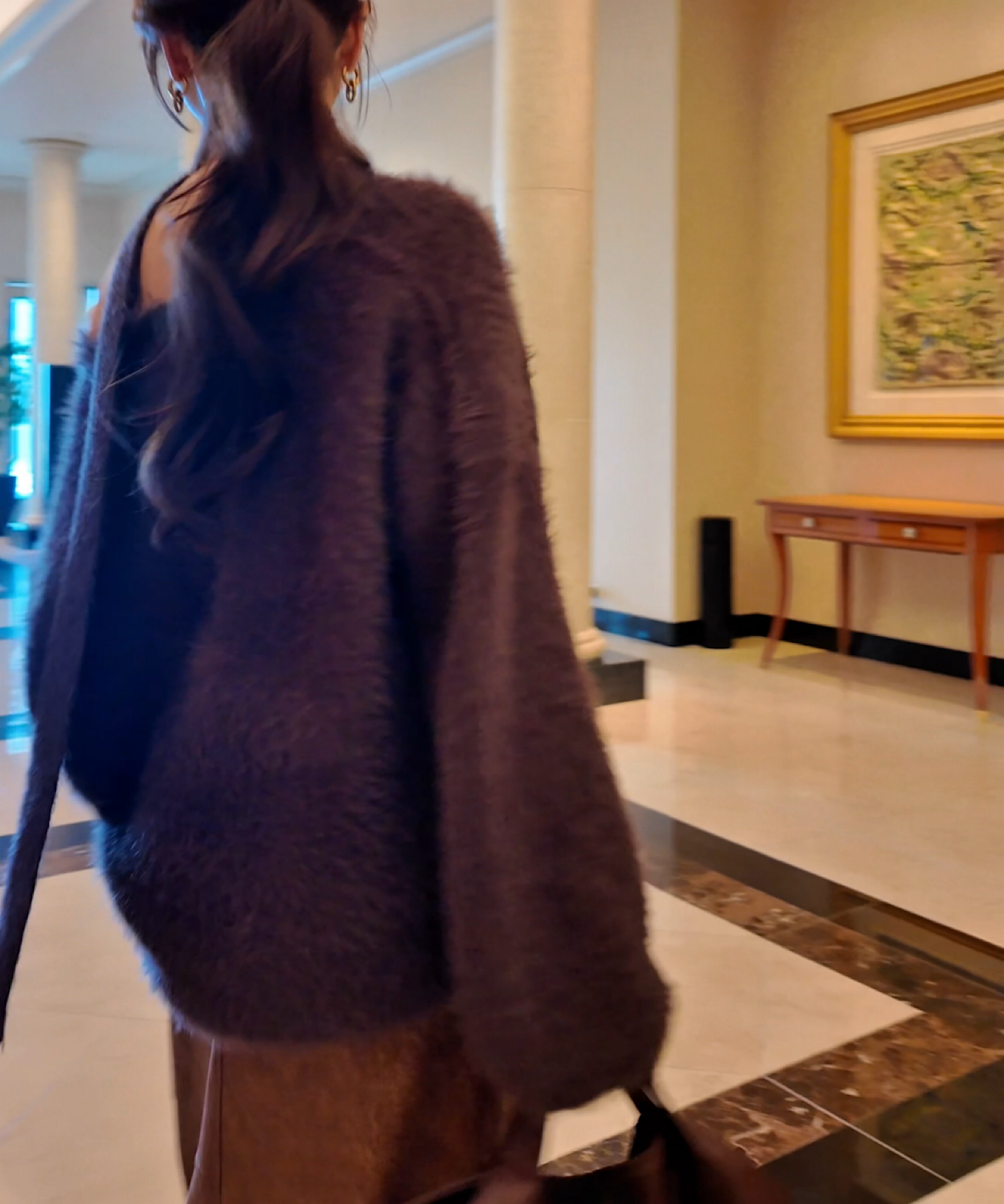 【ラスト1】スカーフタイ Vネックニットトップ