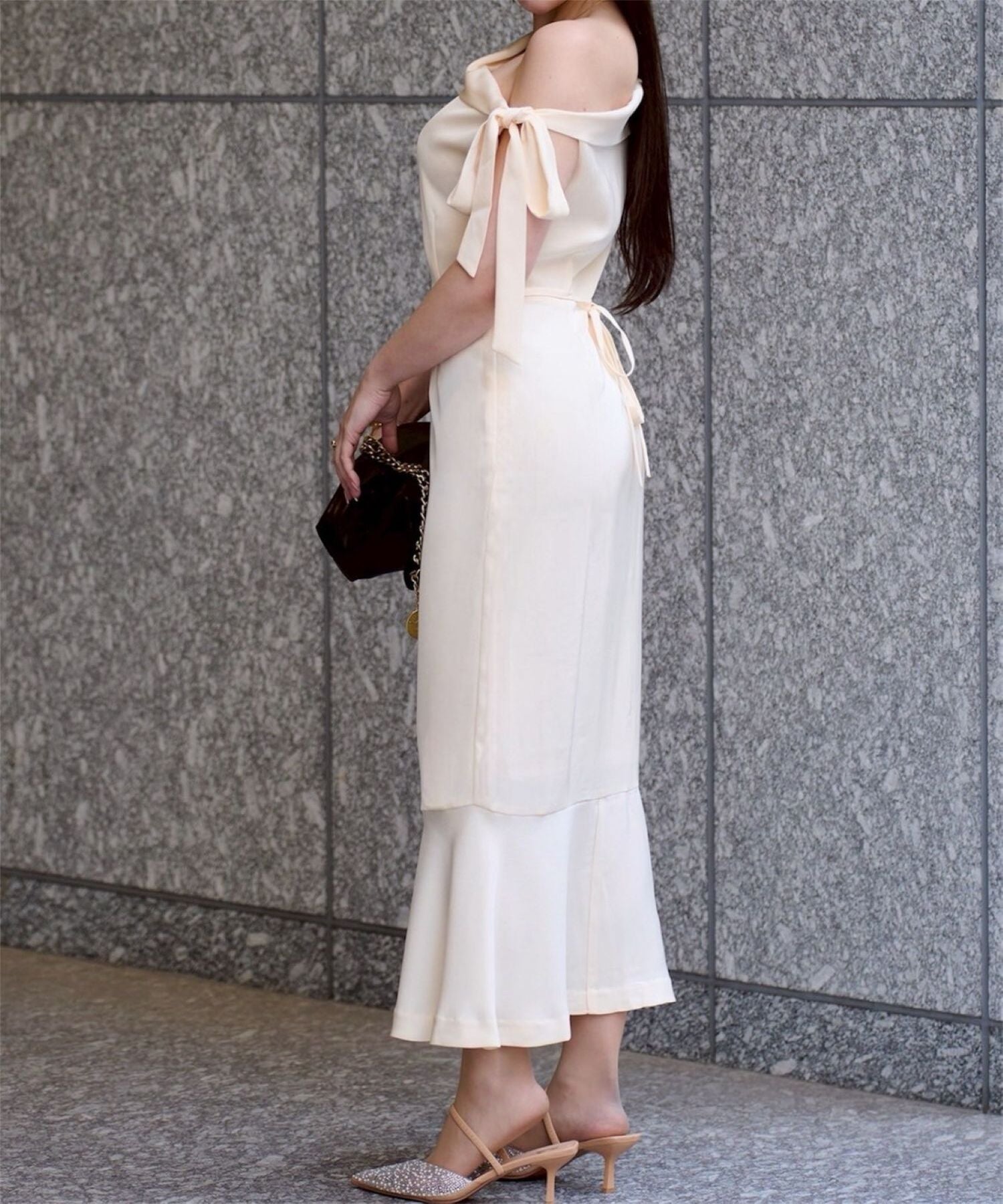 アシンメトリーデザインドレス