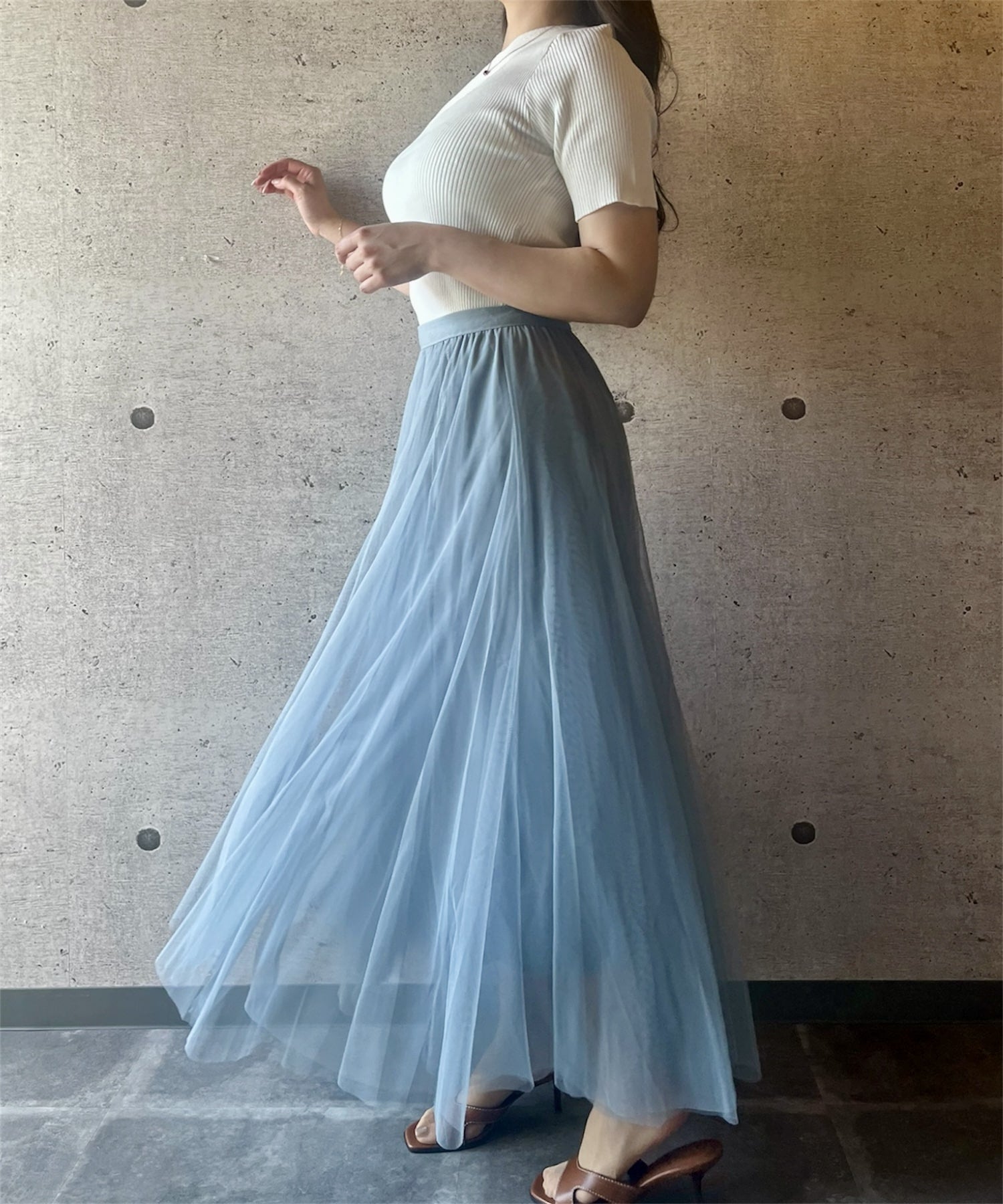 エアリーチュールスカート