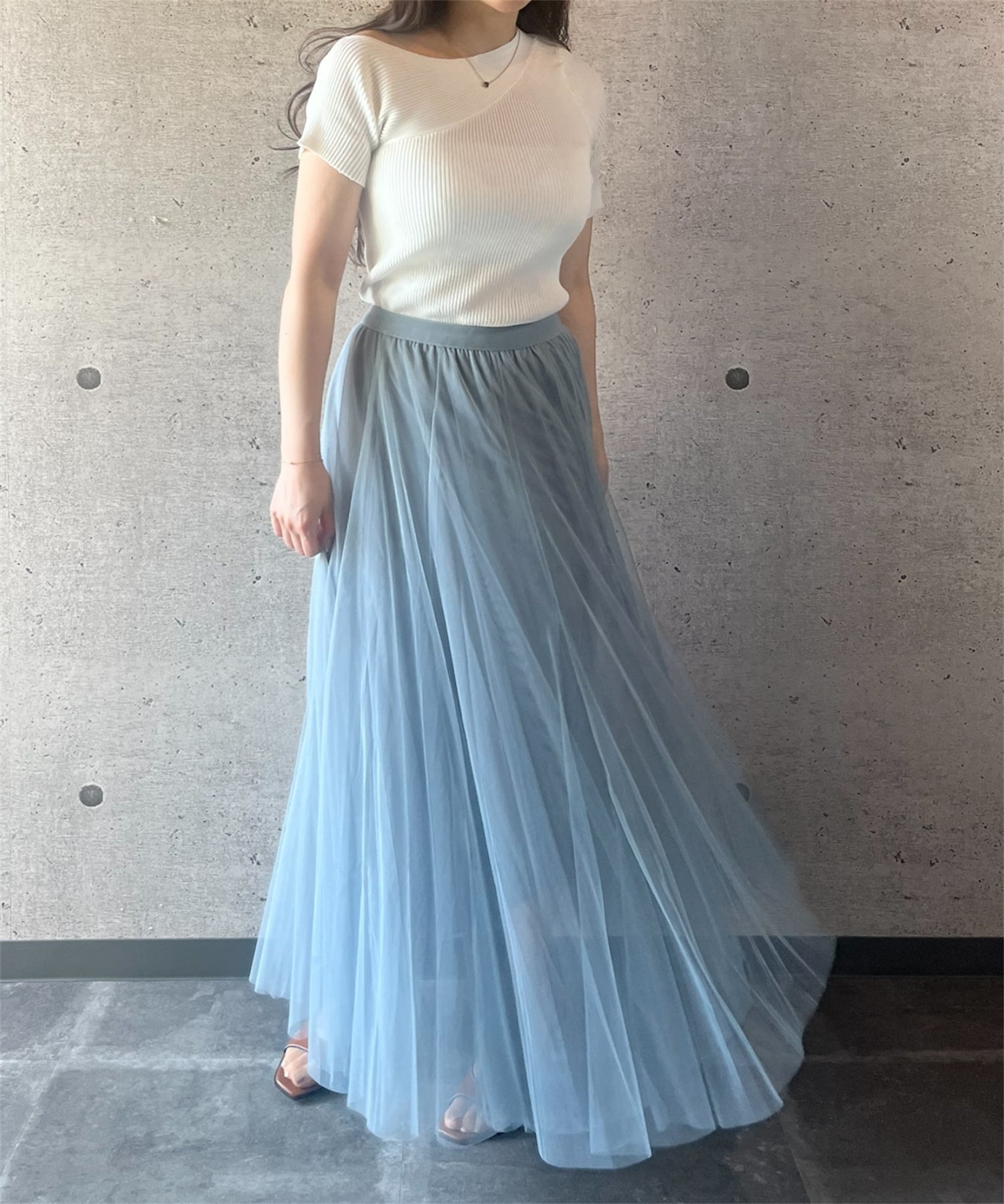 エアリーチュールスカート