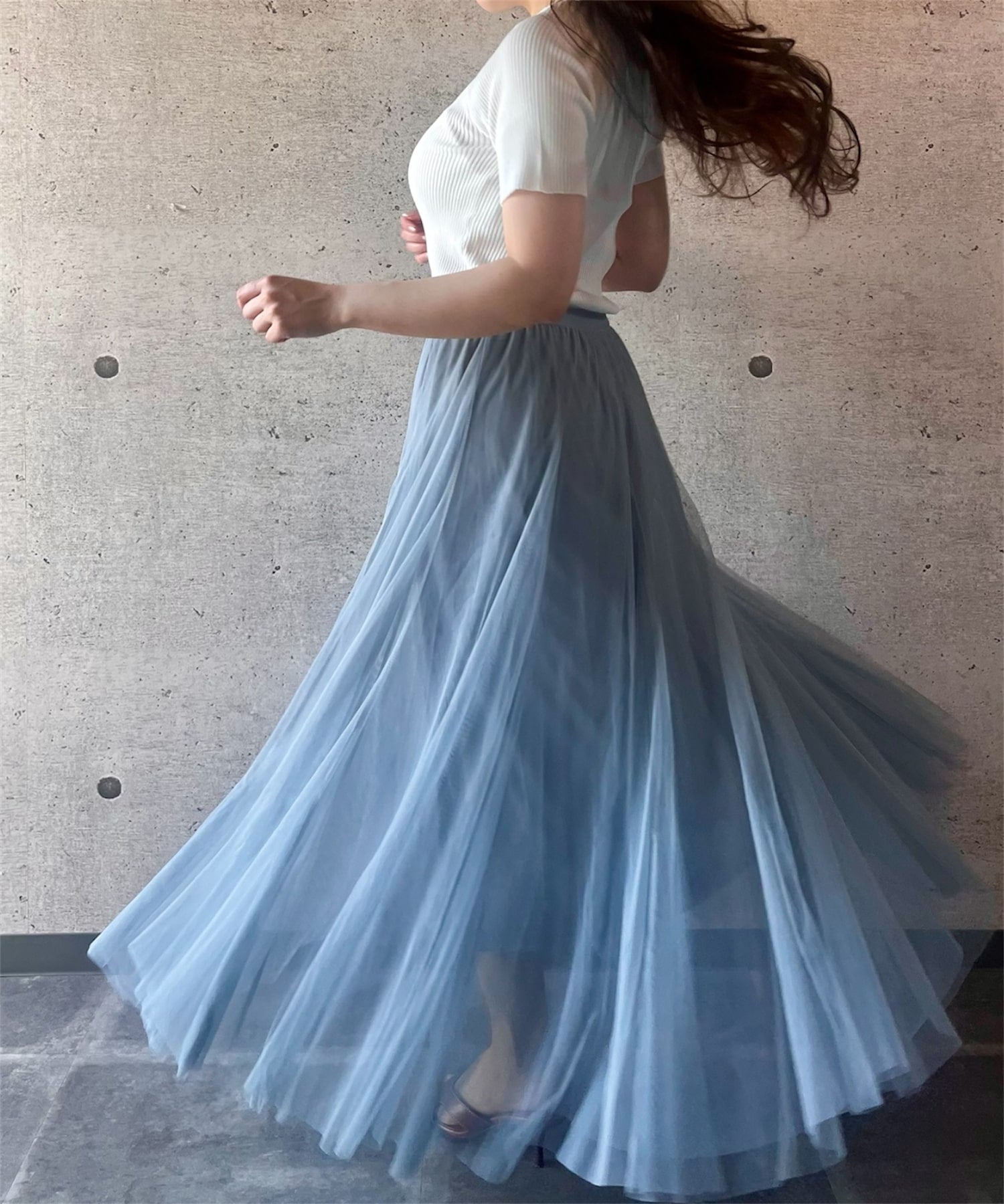 エアリーチュールスカート