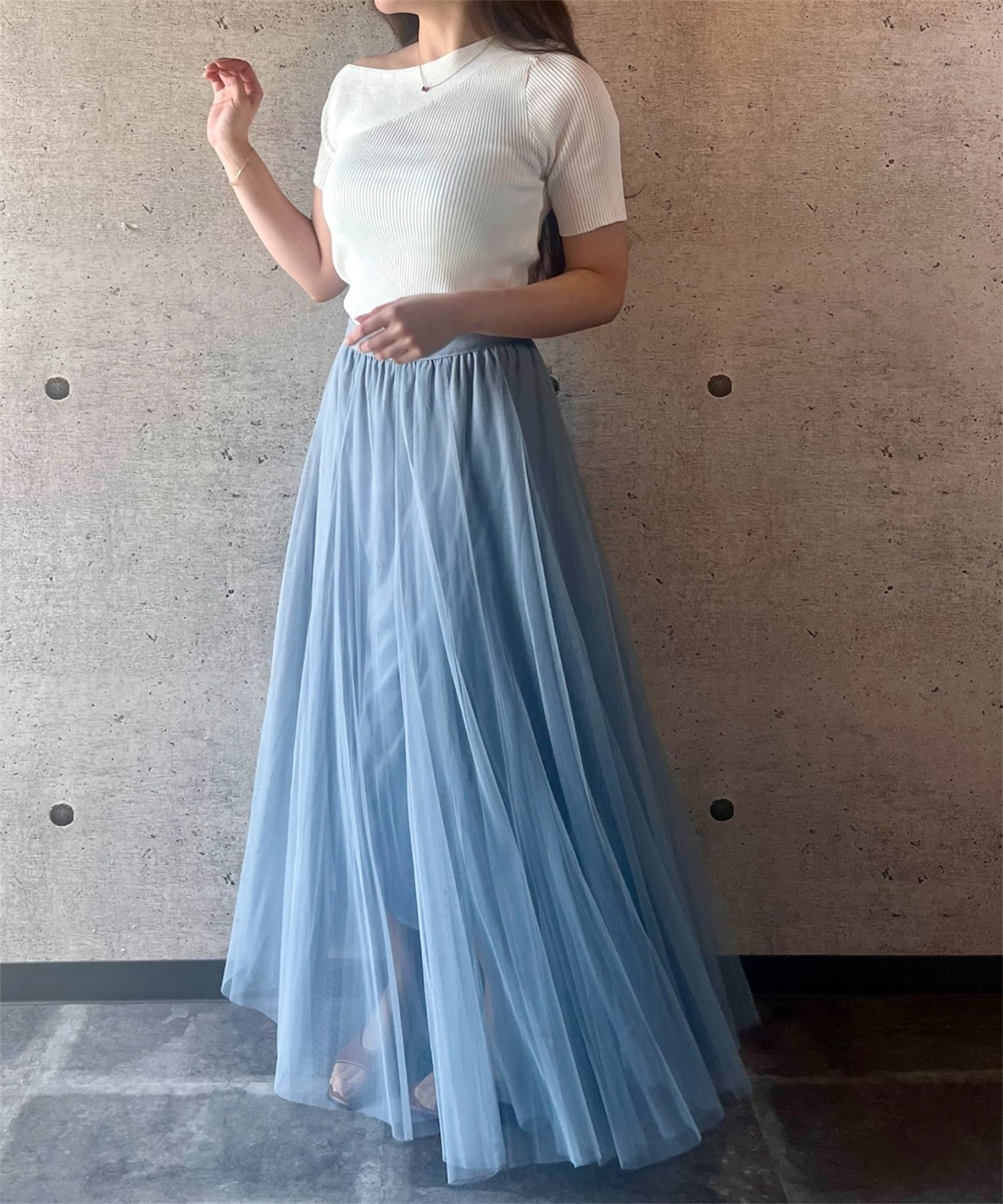 エアリーチュールスカート