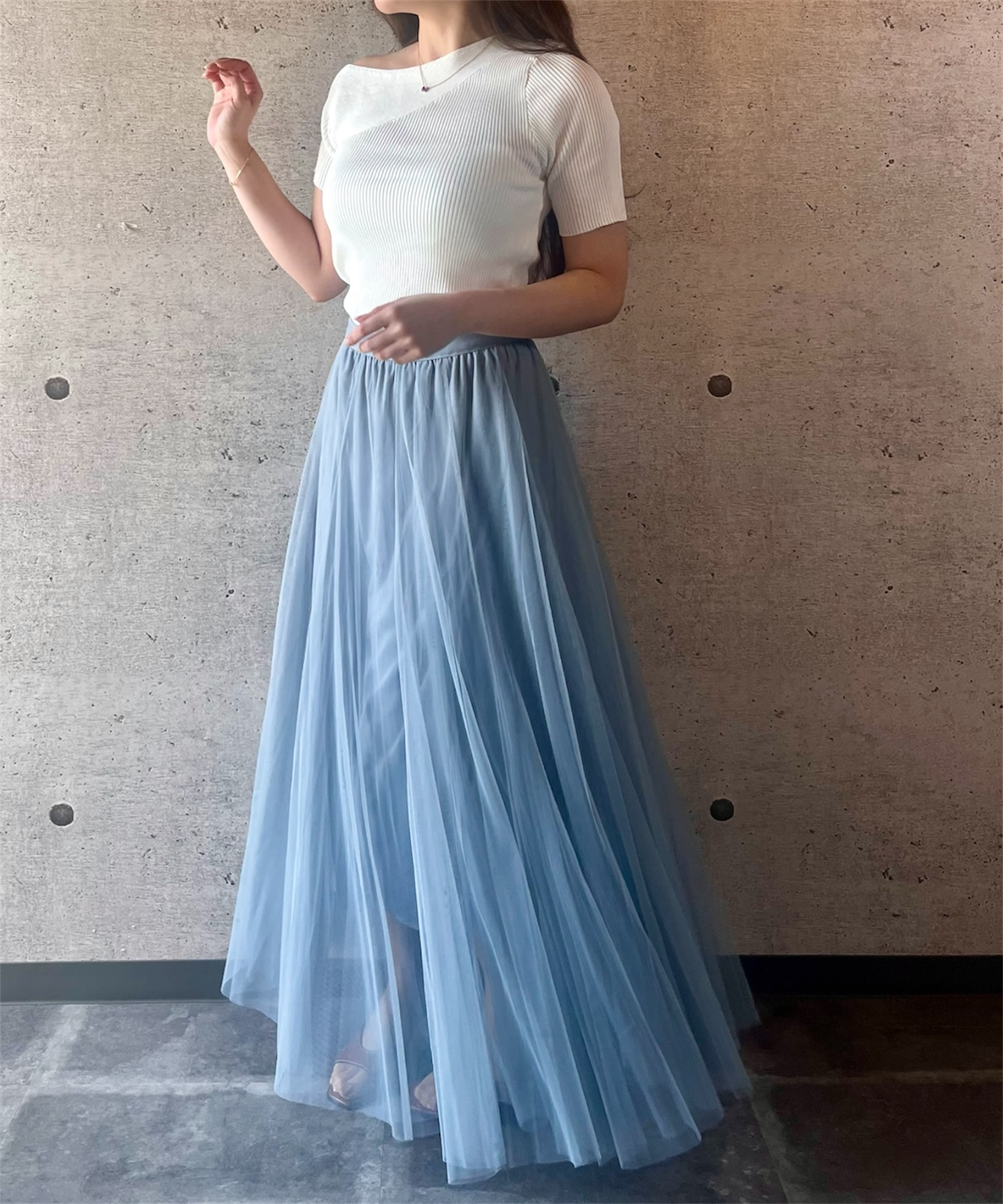 エアリーチュールスカート