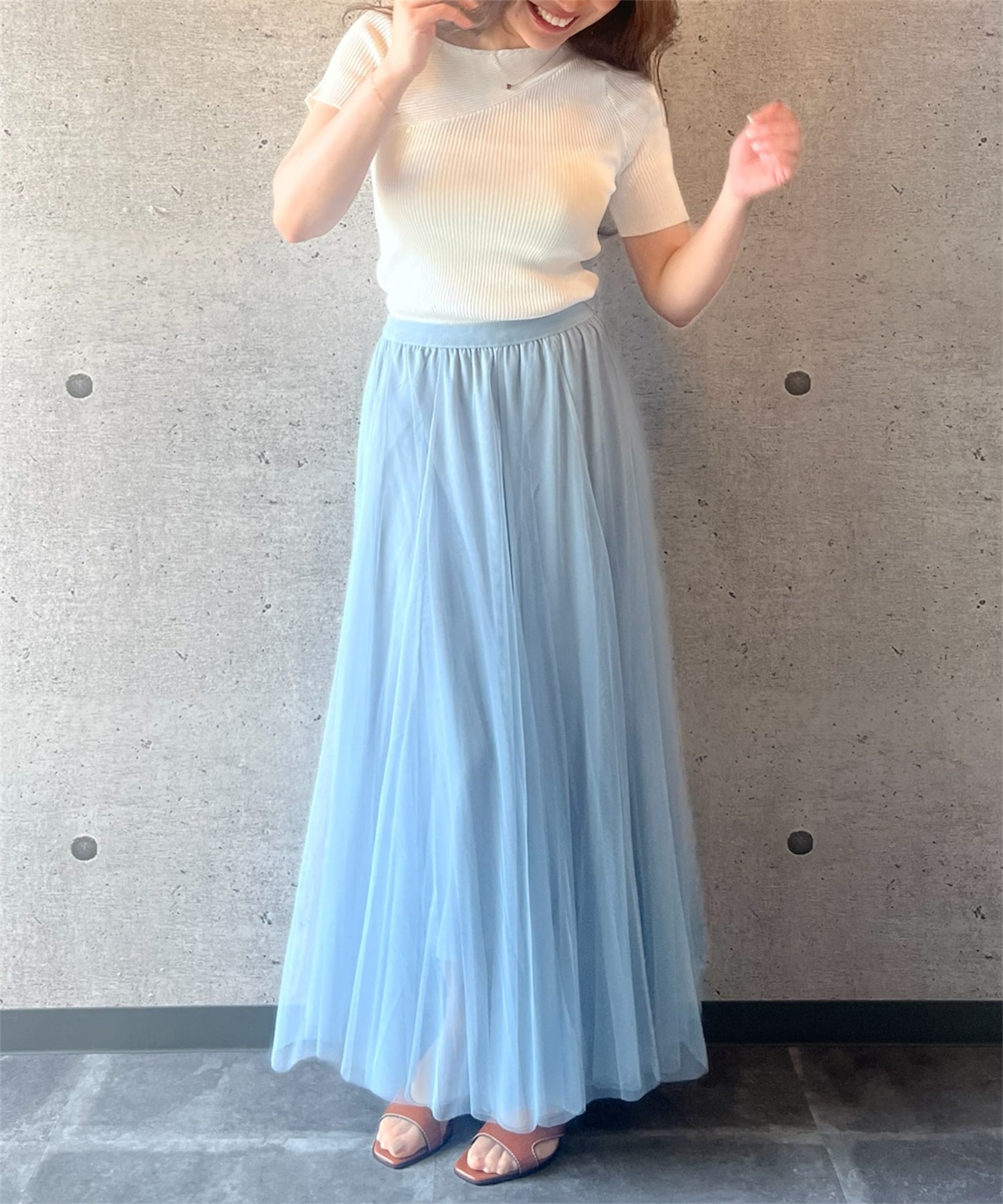 エアリーチュールスカート