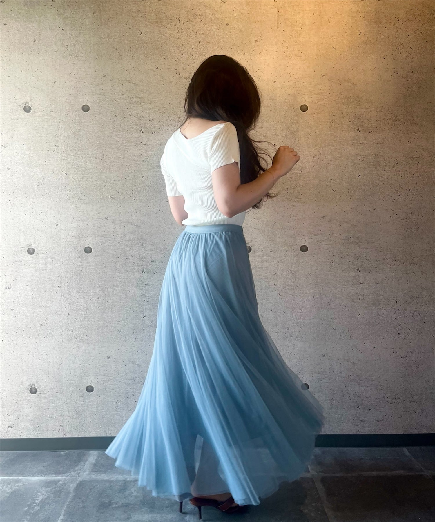 エアリーチュールスカート