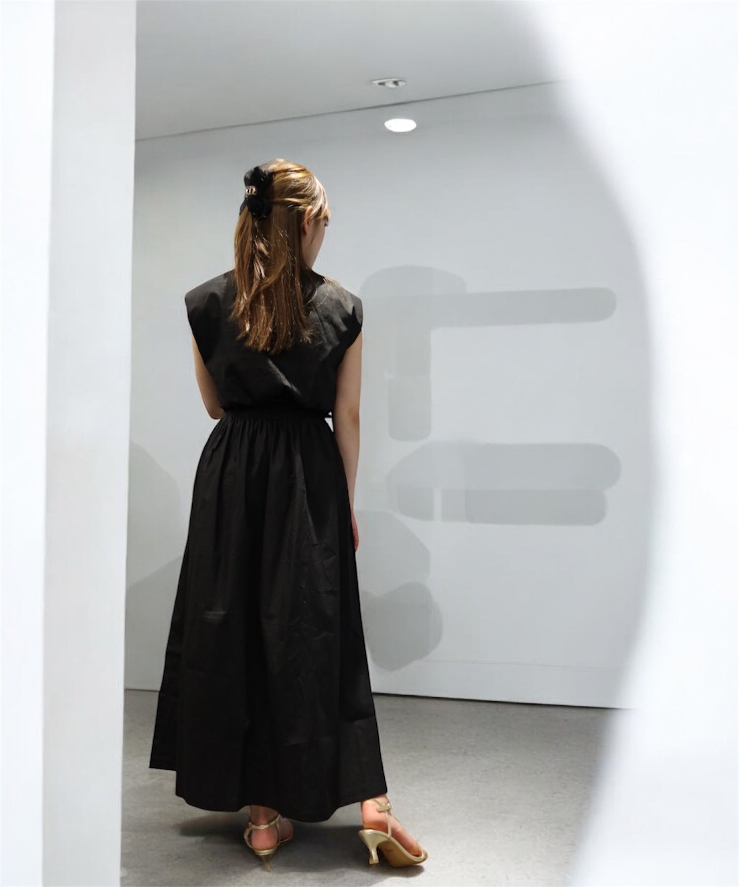 コンパクトシャツ&スカートセット(美バランスで魅せるセットアップ)/Compact Shirt & Skirt Set
