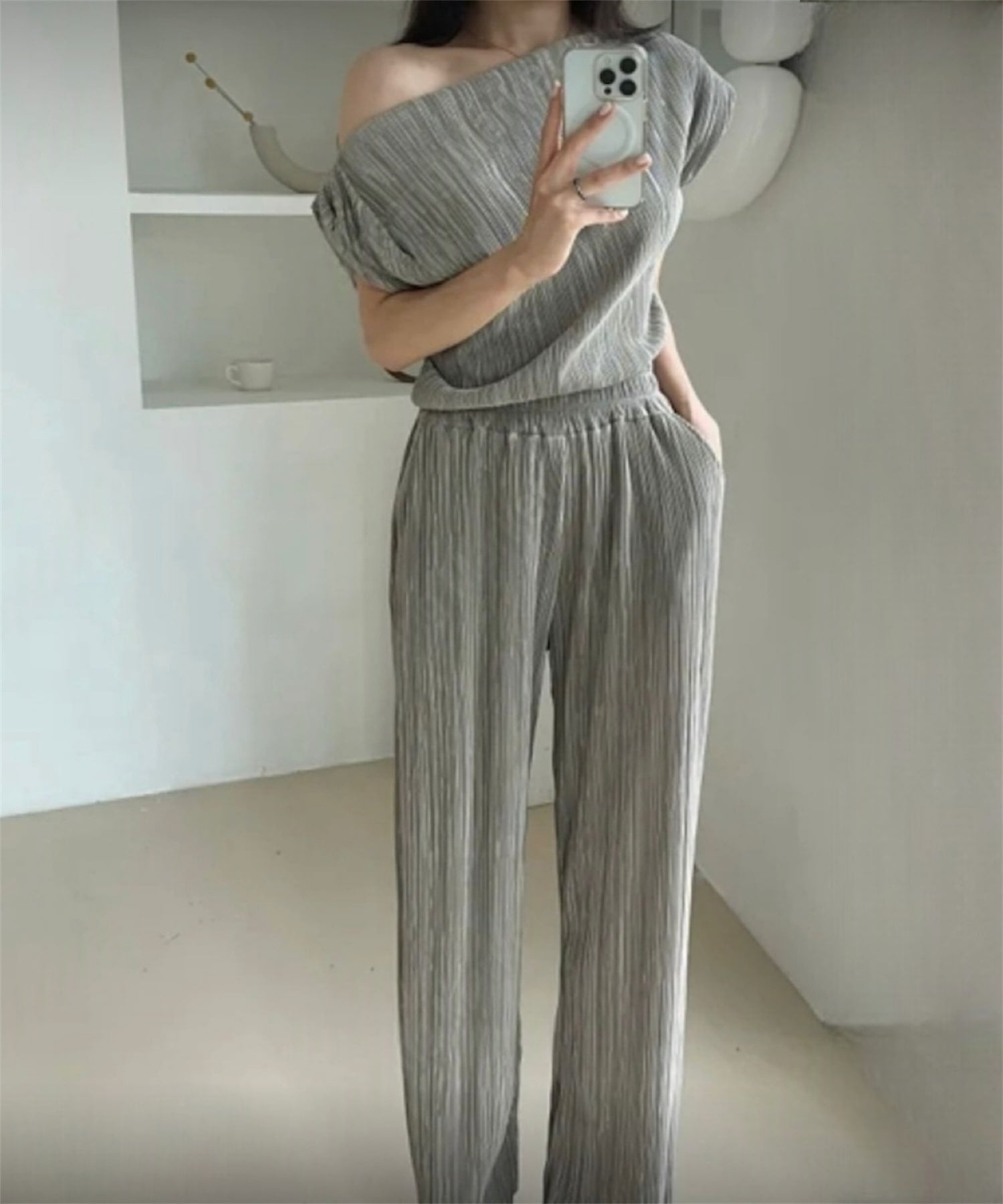 ムードプリーツセットアップ