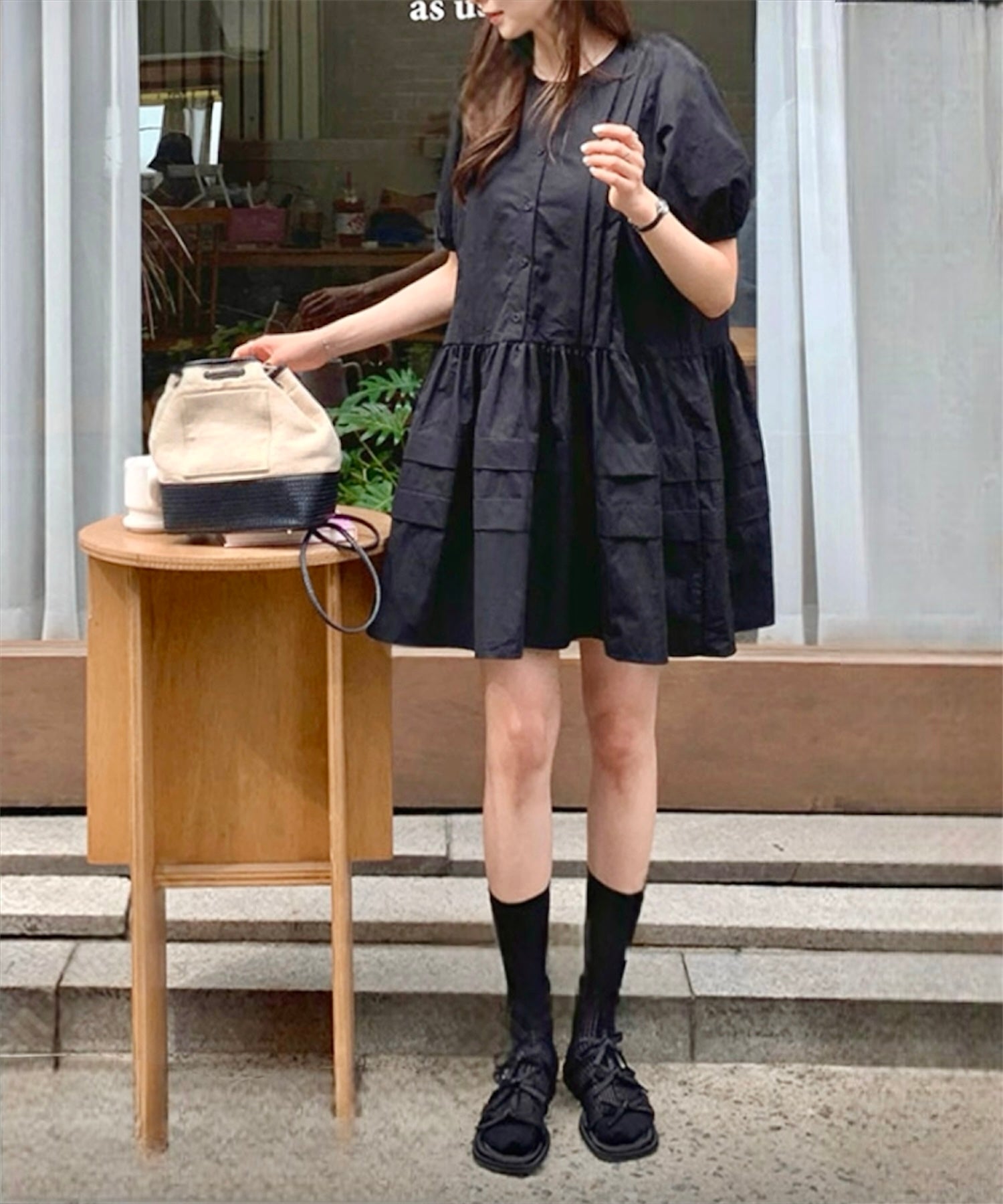 ペッパータックミニドレス