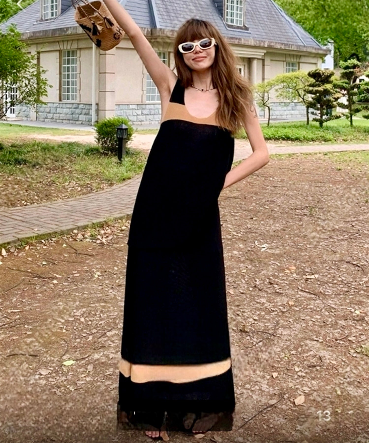 ウェーブラインニットセットアップ