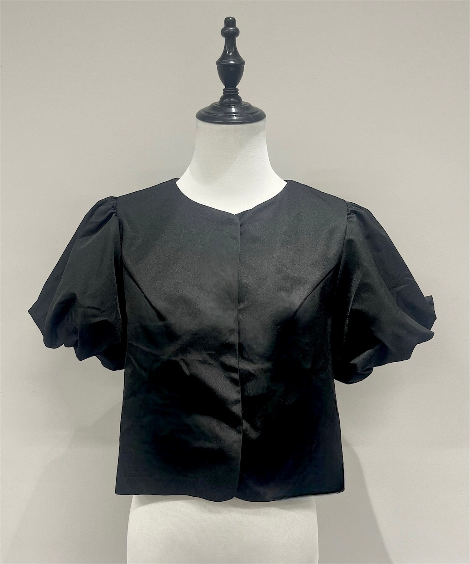 パフスリーブショートカーデ|