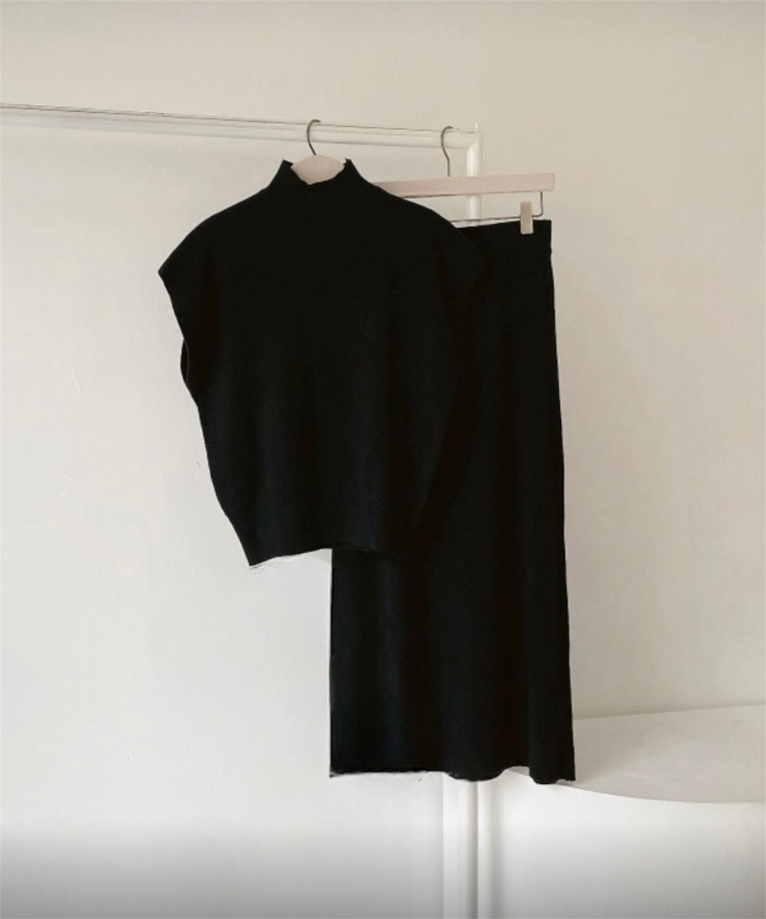 ハイネックニットスカートセット/こんな気温差にちょうどいいニットセット