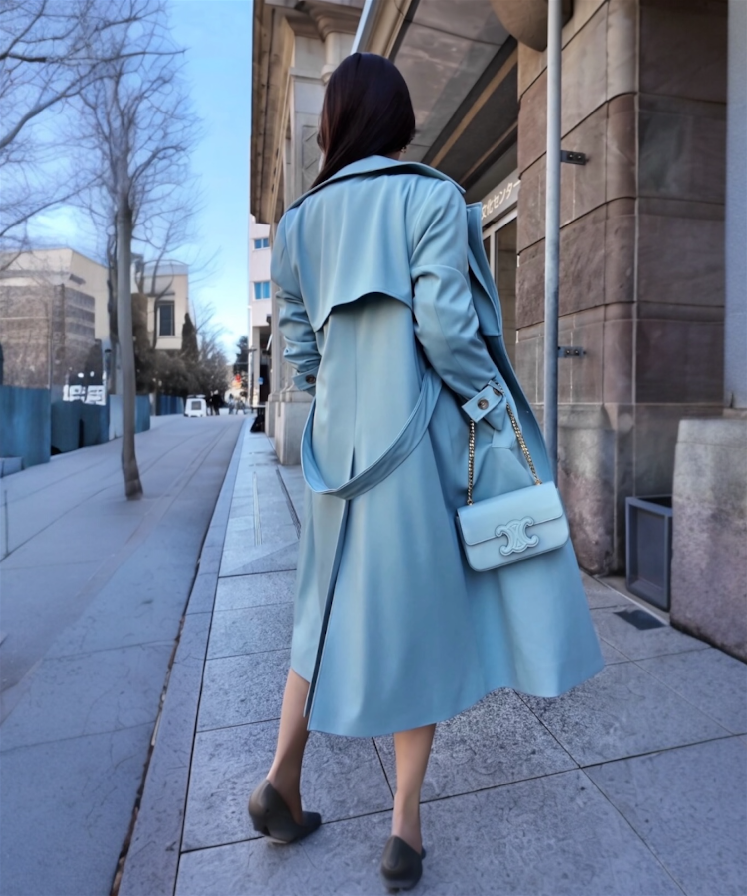 ニュアンスドレス トレンチコート