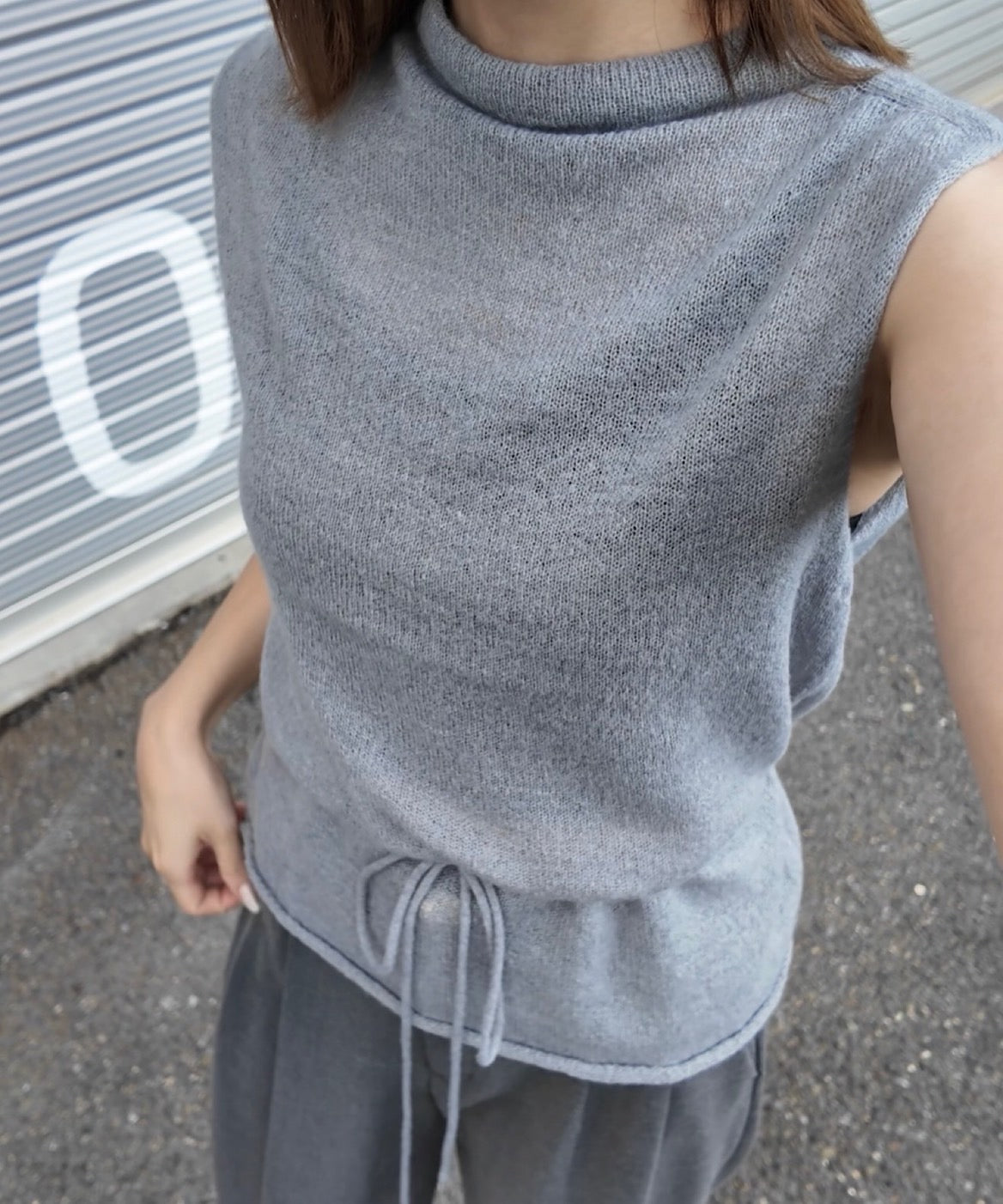 モヘアタートルネックニットビスチェ/*公式限定