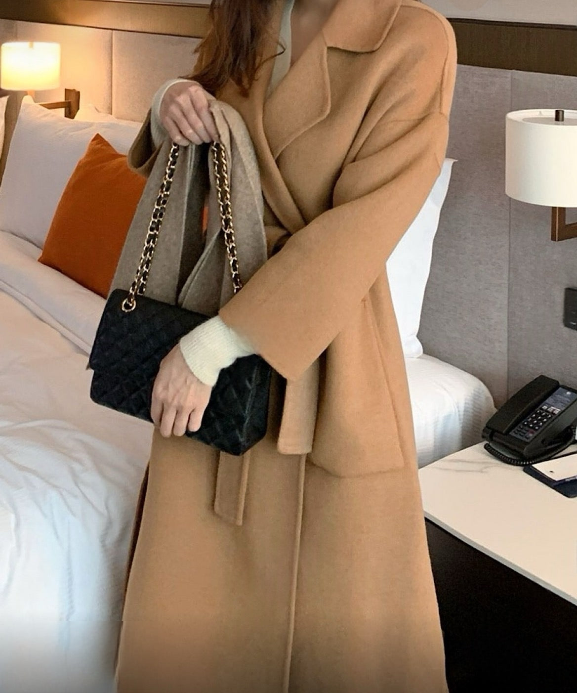 サイドスリットハンドメイドコート【公式限定】