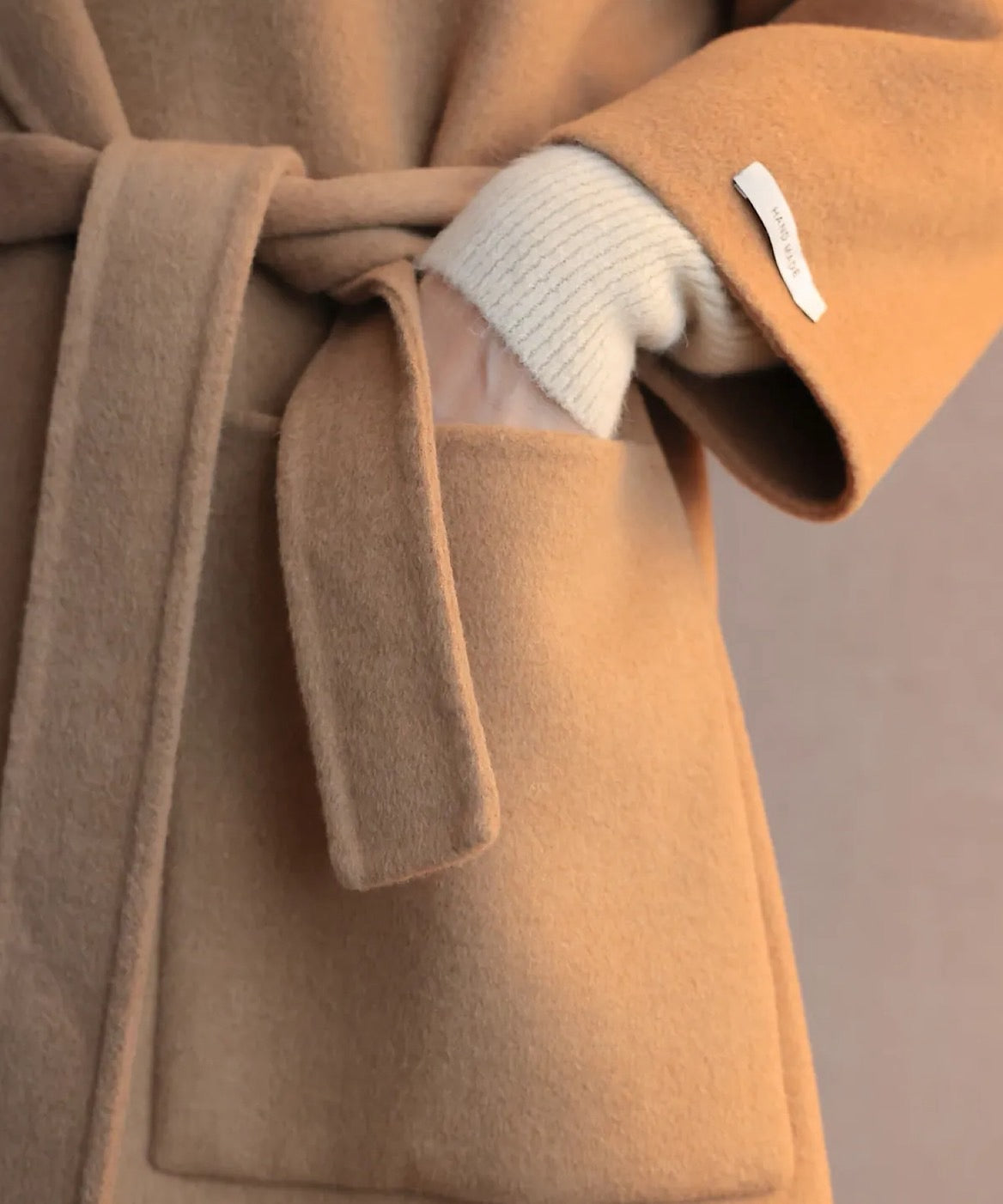 サイドスリットハンドメイドコート / *公式限定