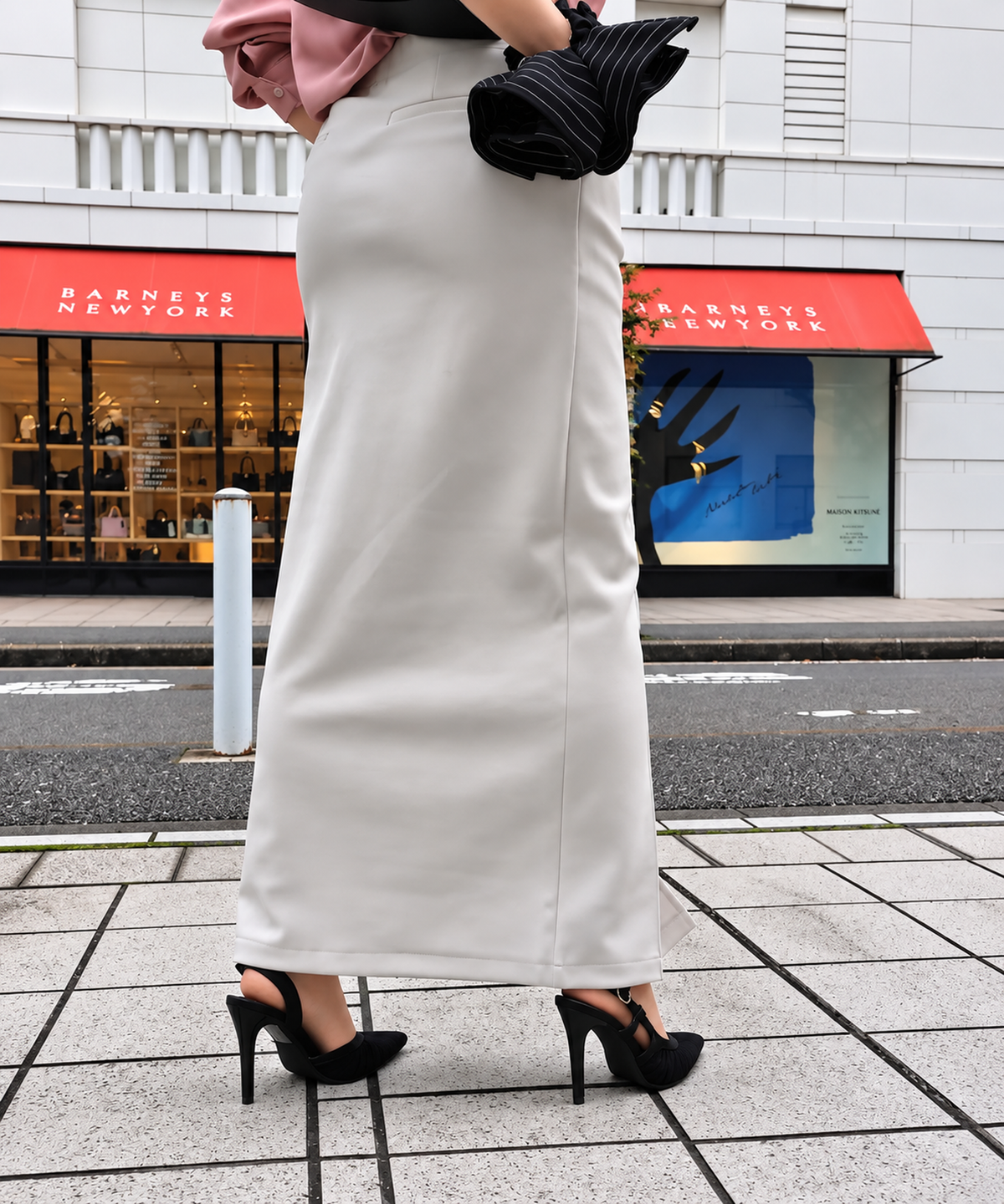 フロントスリット ボンディングスカート