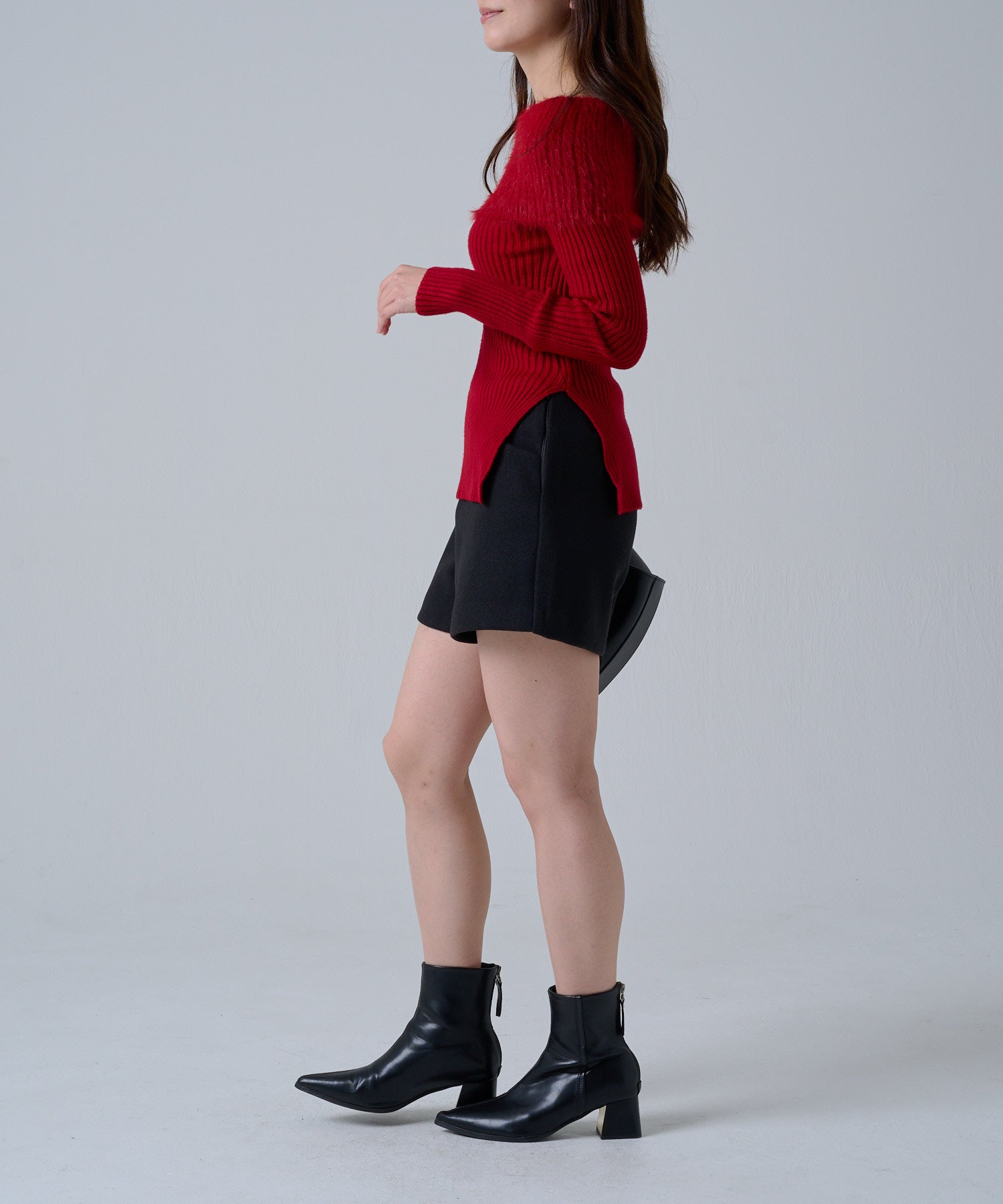 メルトンウールmixショートパンツ／Melton Wool Mix Shorts