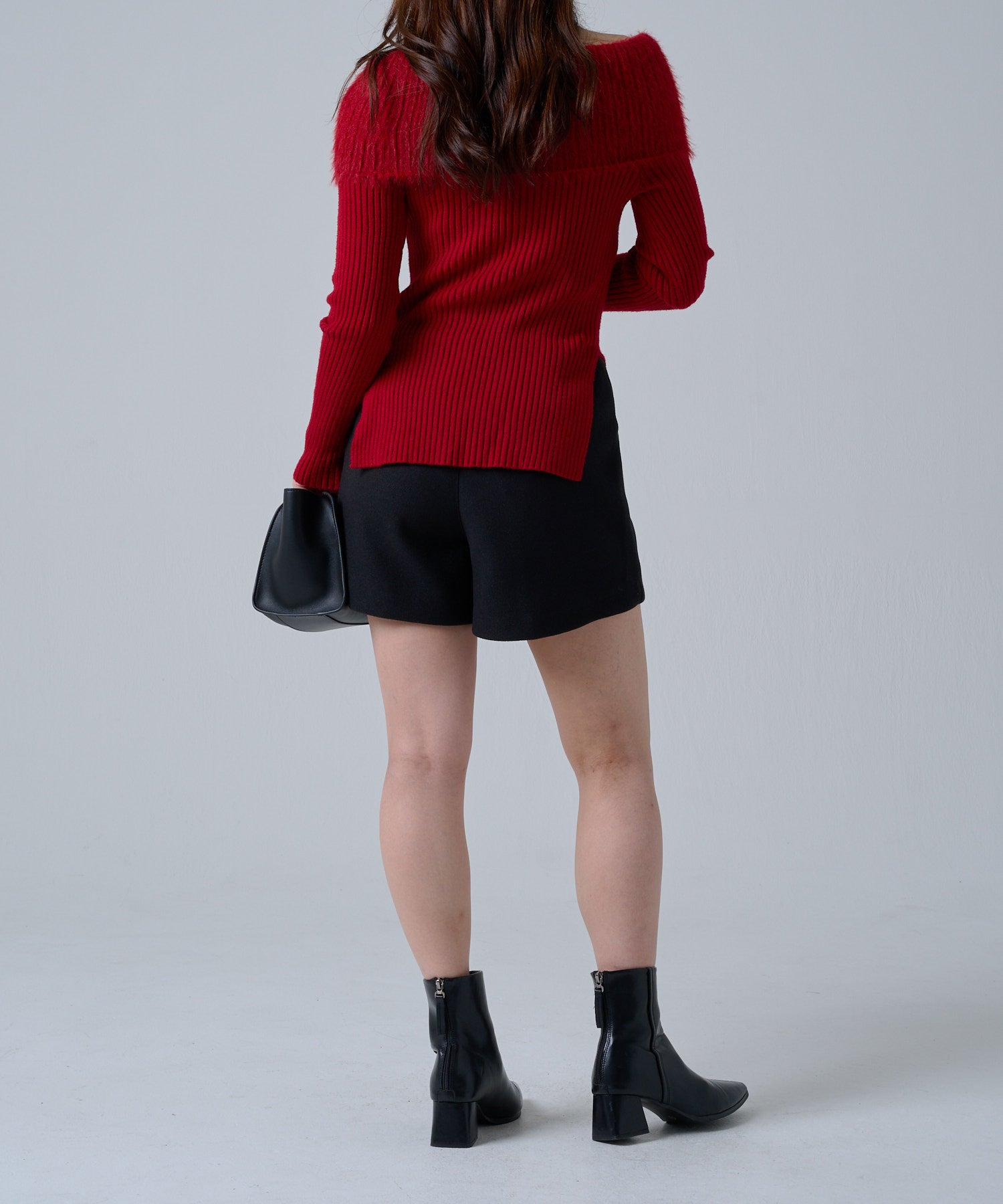 メルトンウールmixショートパンツ／Melton Wool Mix Shorts