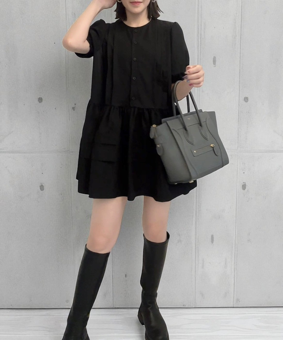 ペッパータックミニドレス【先行予約 8月中旬お届け】