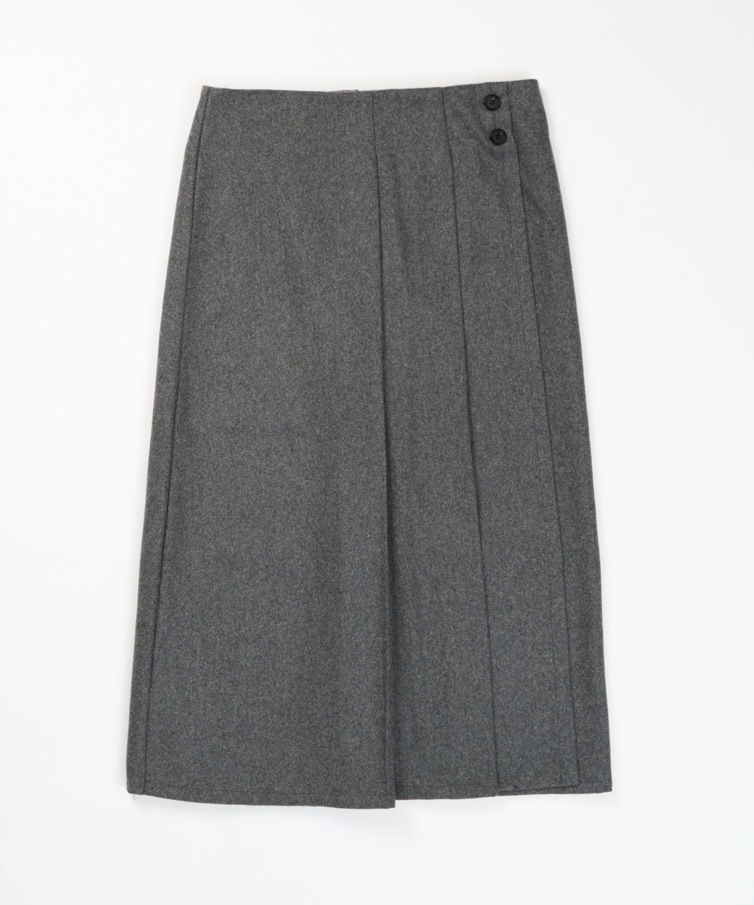 Wool touch skirt