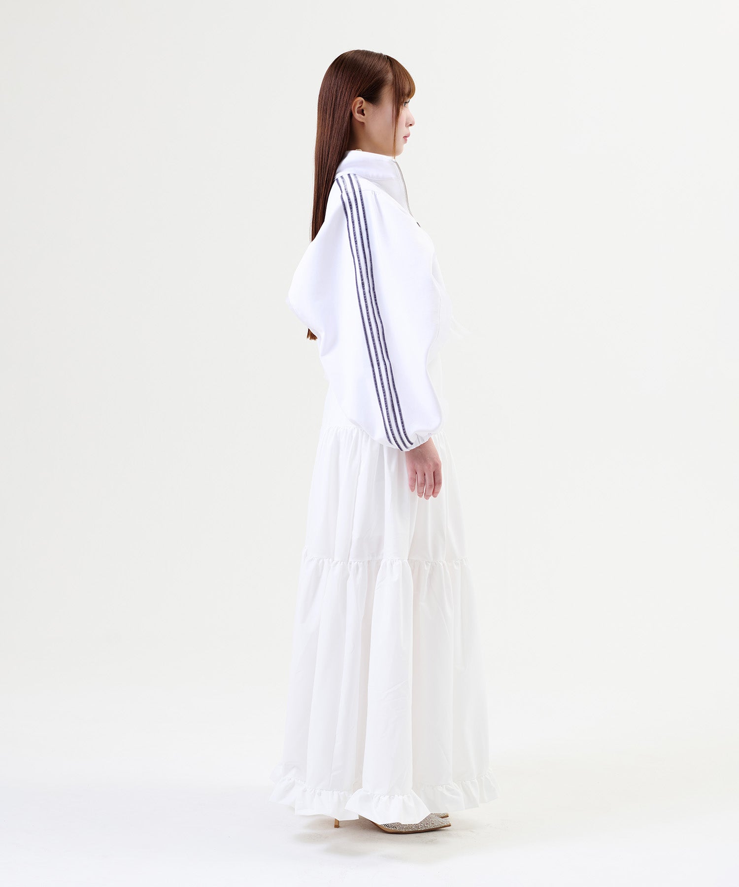 Side Line Sheer Cropped Blouson/サイドラインシアークロップド ブルゾン