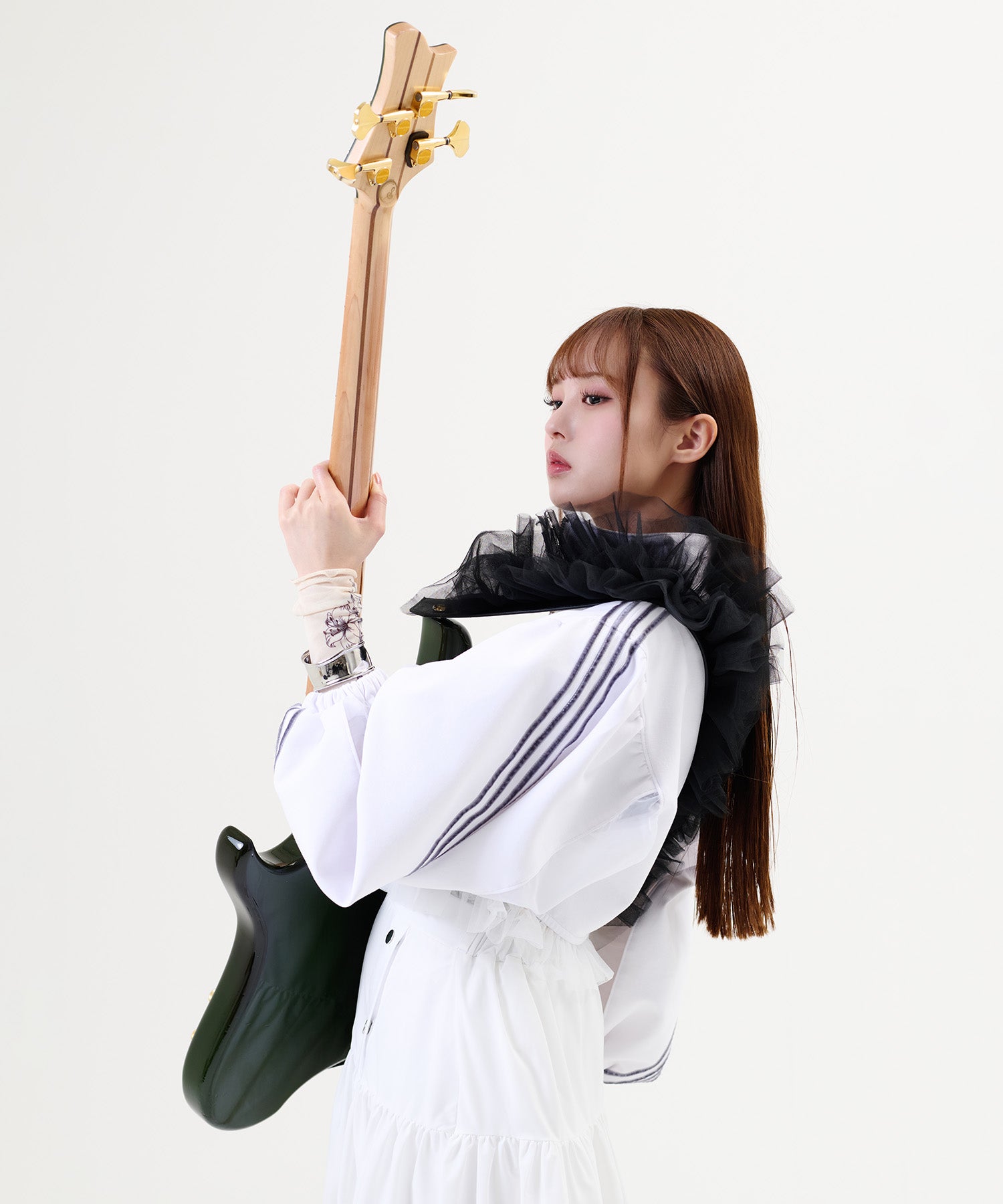 Side Line Sheer Cropped Blouson/サイドラインシアークロップド ブルゾン