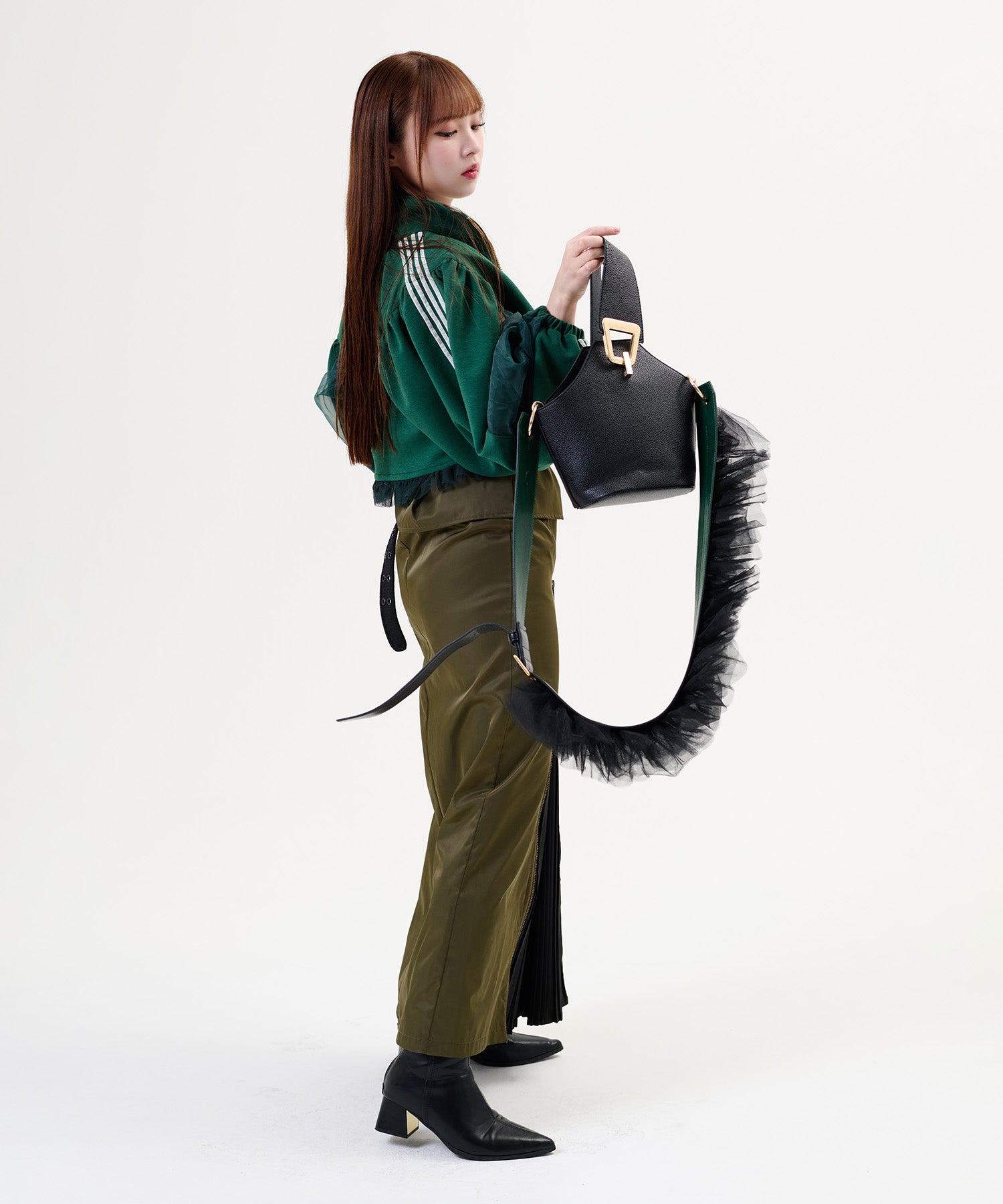 MINA Sheer Frill Strap（Single）/MINA シアーフリルストラップ（単体）