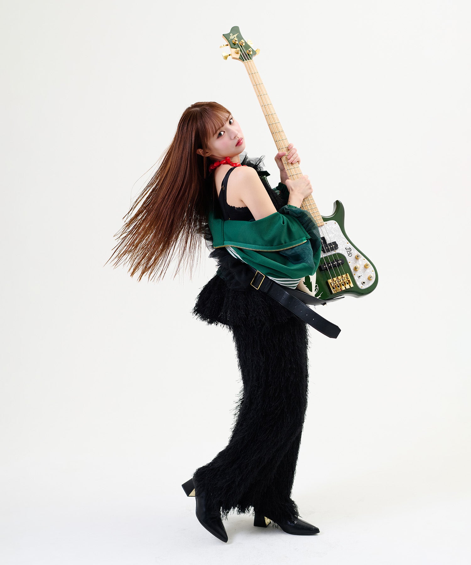 MINA Sheer Frill Strap（Single）/MINA シアーフリルストラップ（単体）
