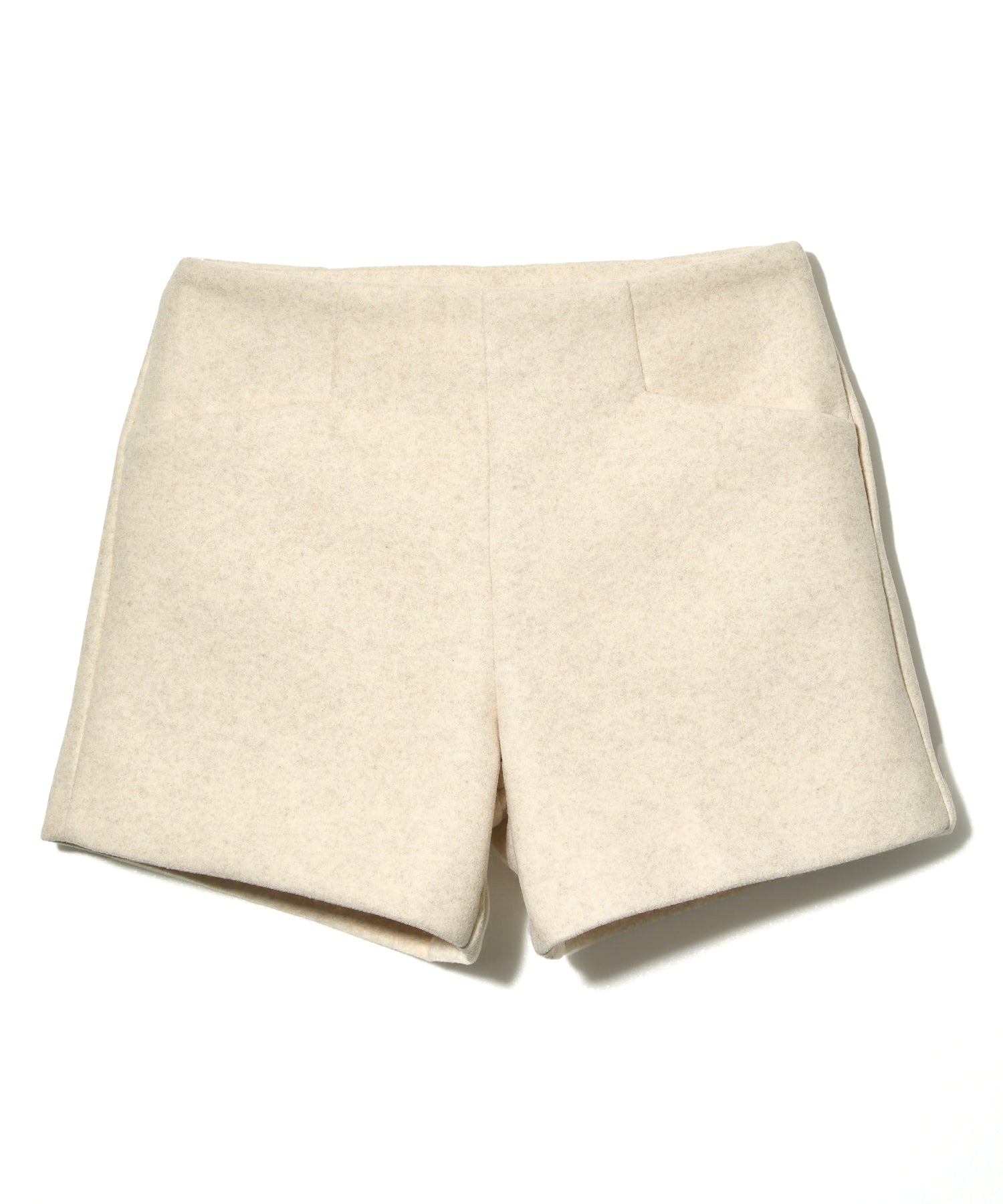 メルトンウールmixショートパンツ／Melton Wool Mix Shorts