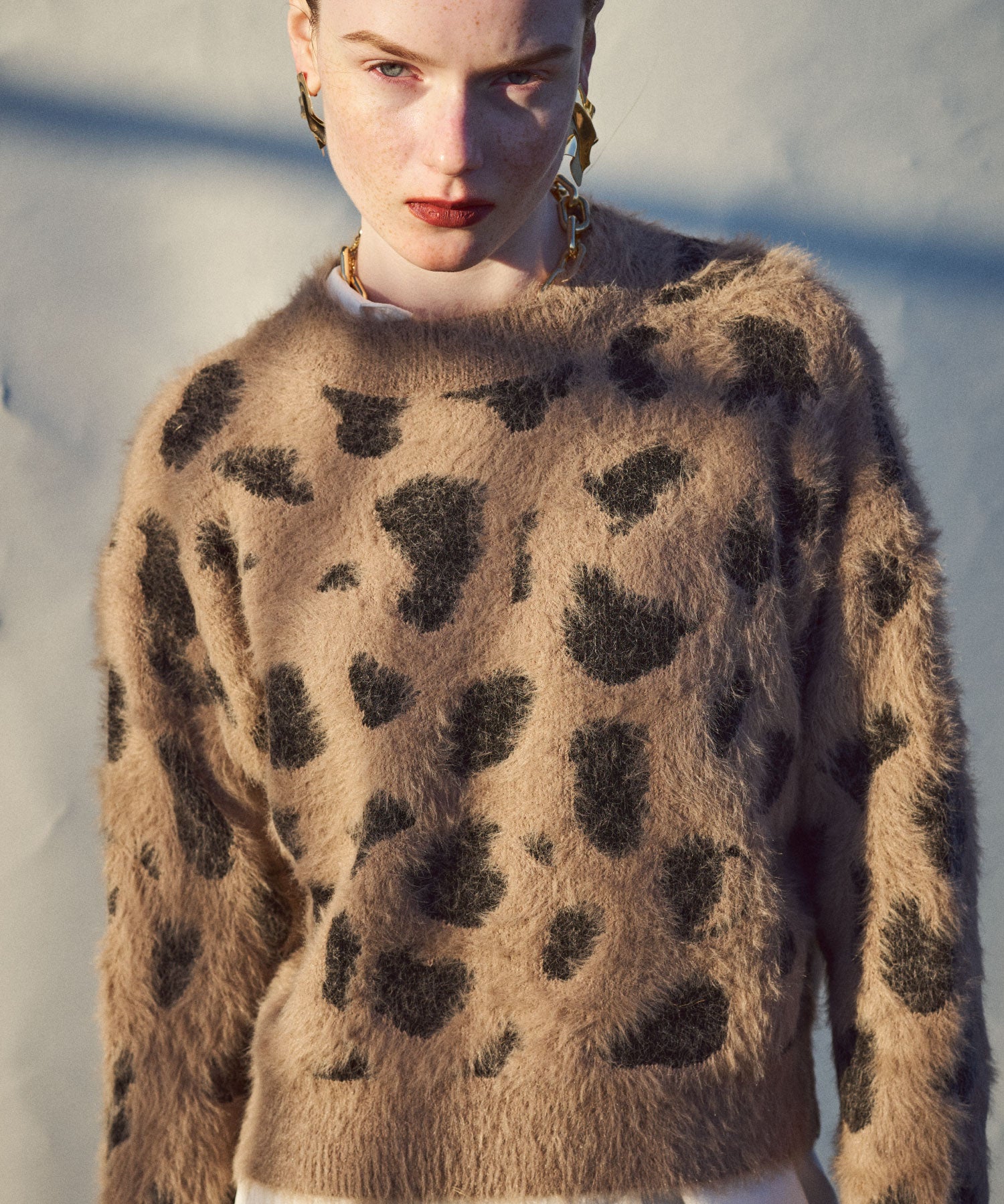 Leopard knit