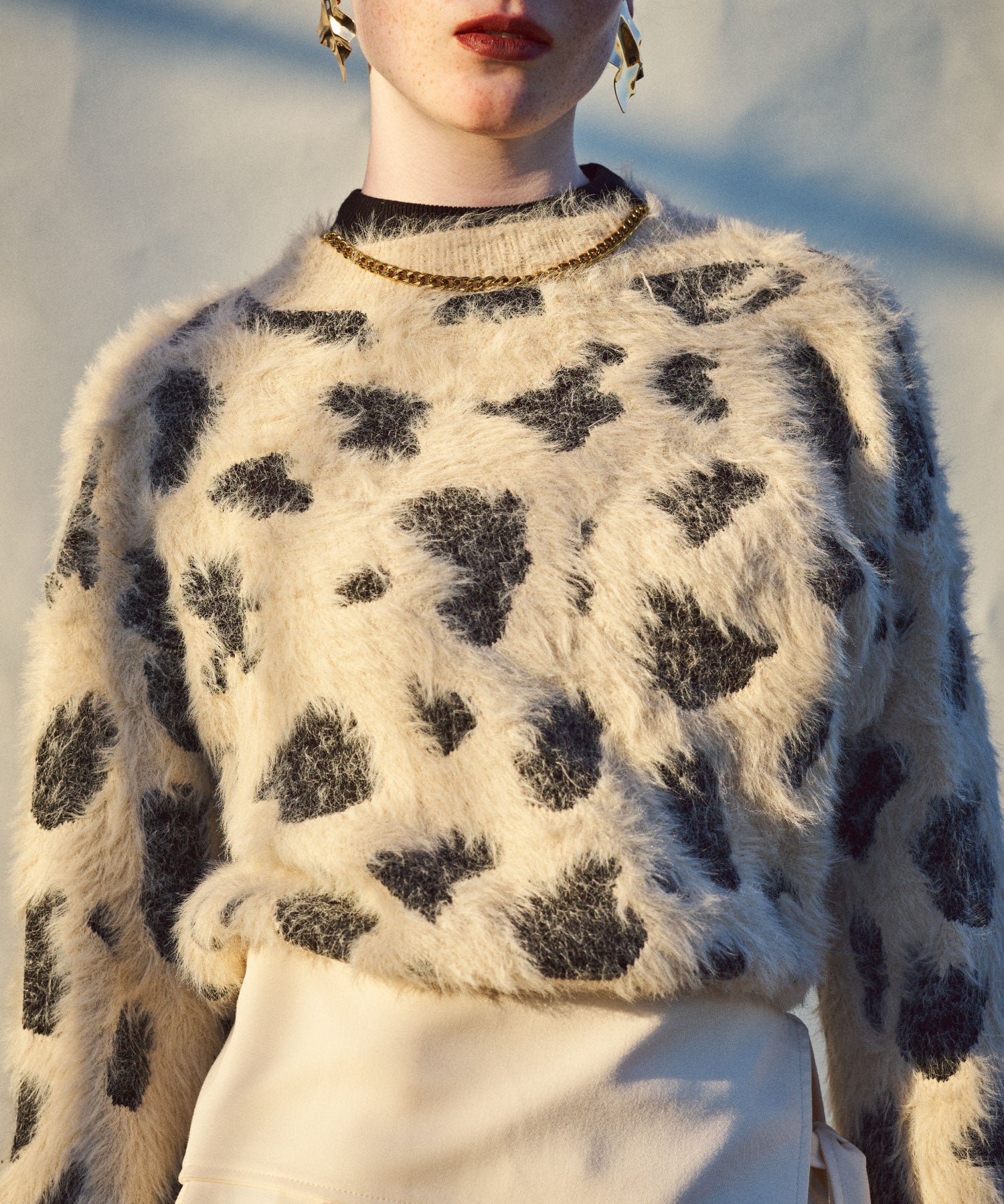 Leopard knit