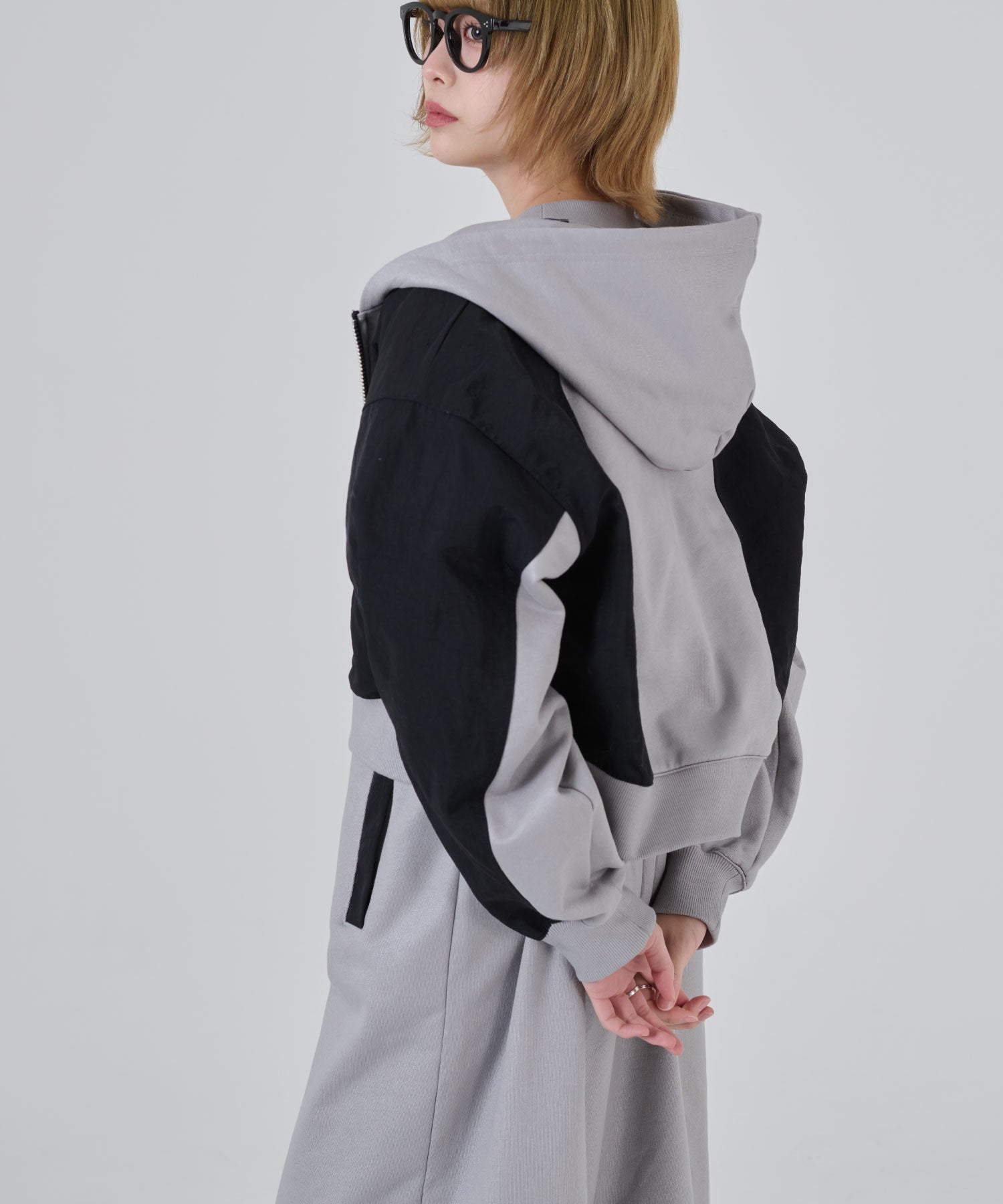 MA-1 Wind Switching Cape Hoodie