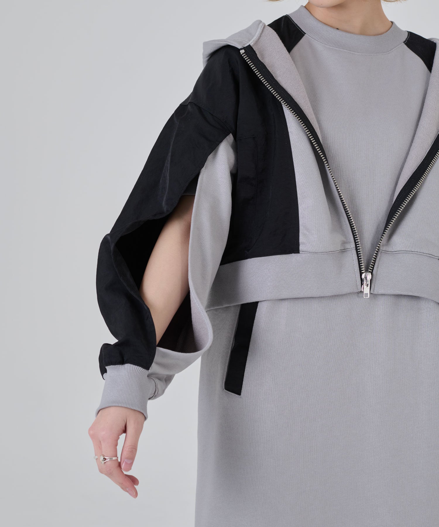 MA-1 Wind Switching Cape Hoodie