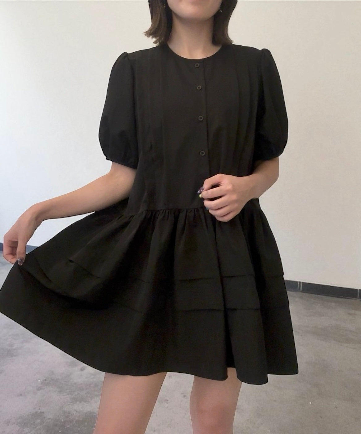 Ted Baker LEANNO ニットトップス ミニドレス ペッパータックミニドレス【先行予約 8月中旬お届け】
