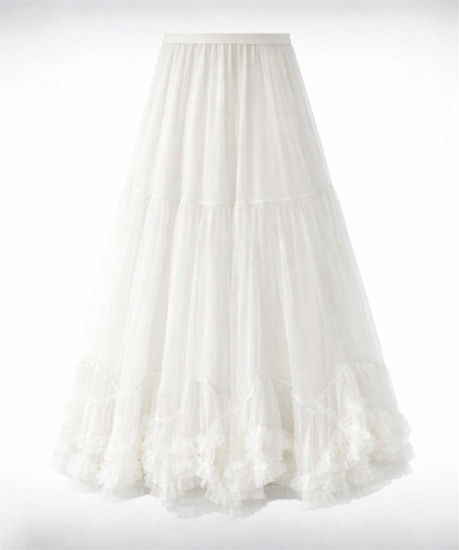 ラグジュアリー3ティアードマキシスカート | THEODORIC.dy公式通販