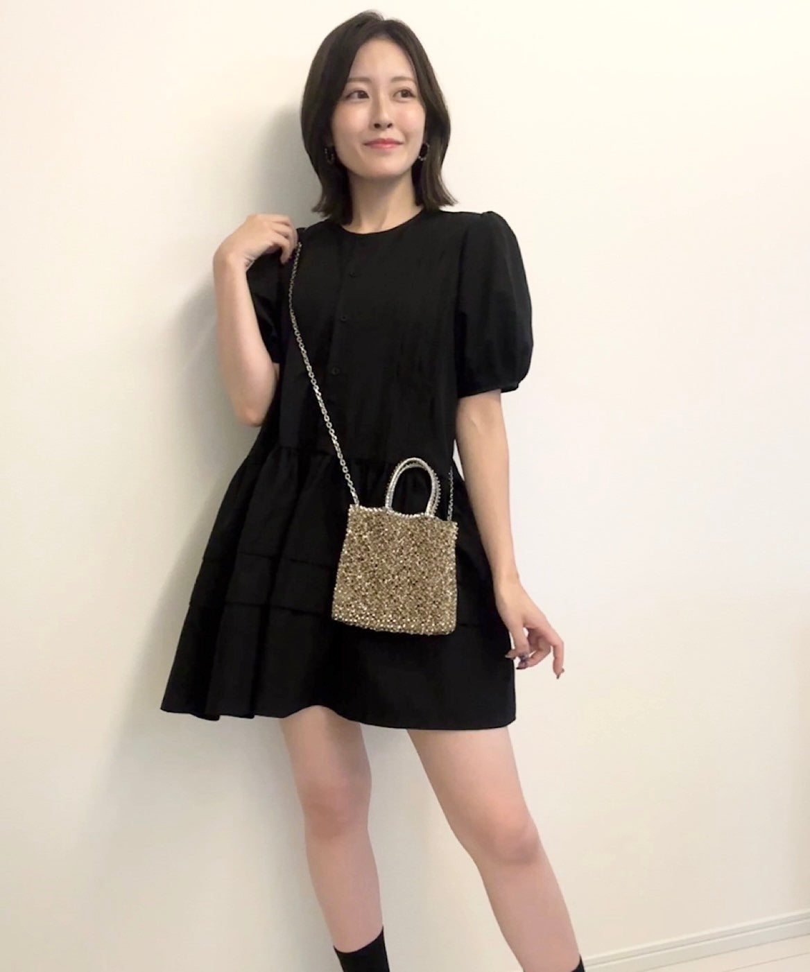 ペッパータックミニドレス【先行予約 8月中旬お届け】