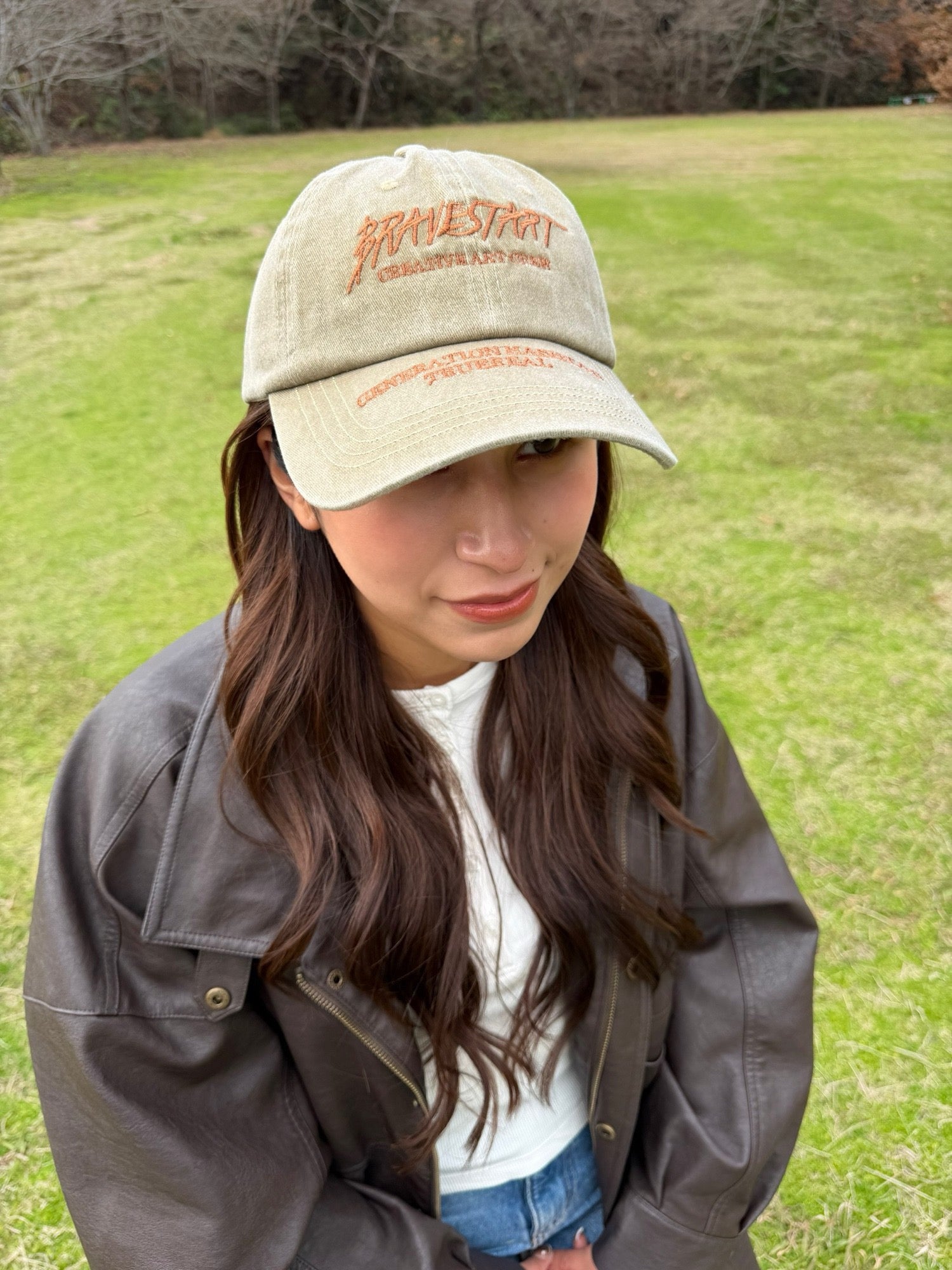 フェードロゴキャップ　 – THEO accessory collection –