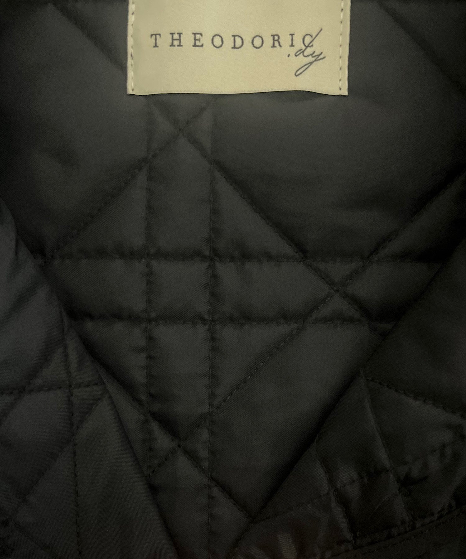 キルティングロングジレワンピース