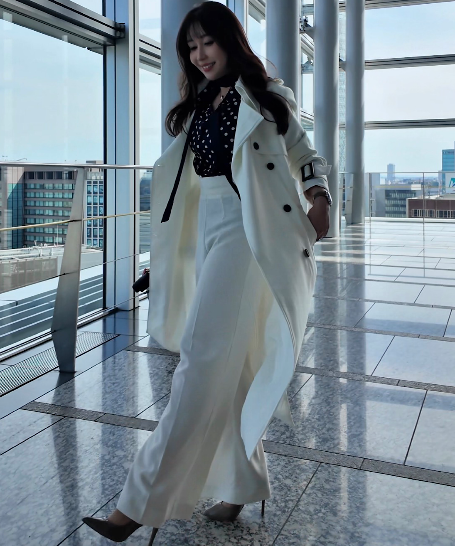 ジェニー ロングトレンチコート