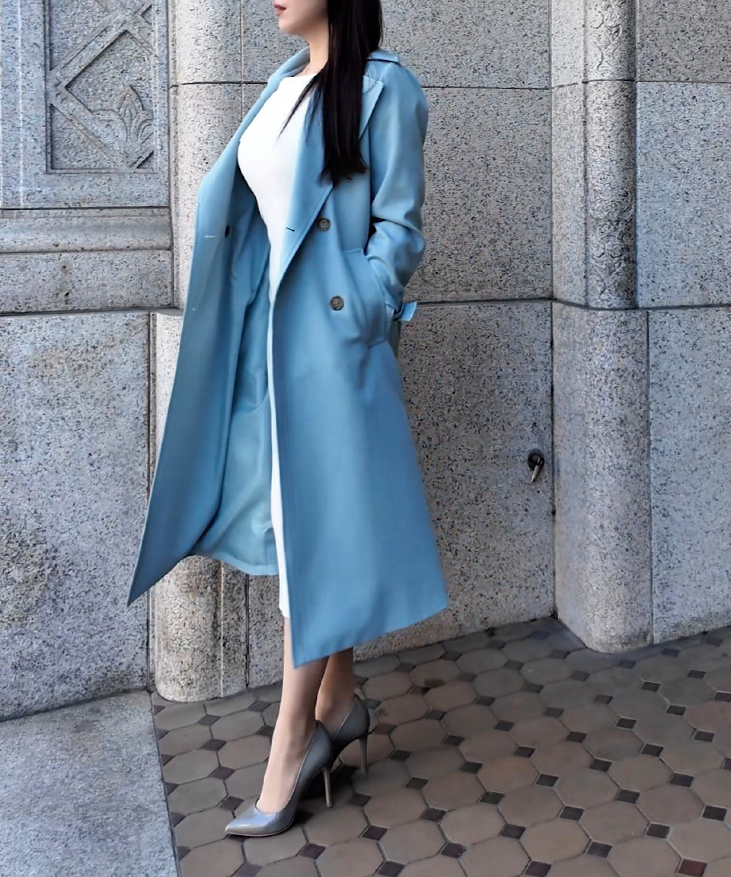 【ご予約商品】ニュアンスドレス トレンチコート