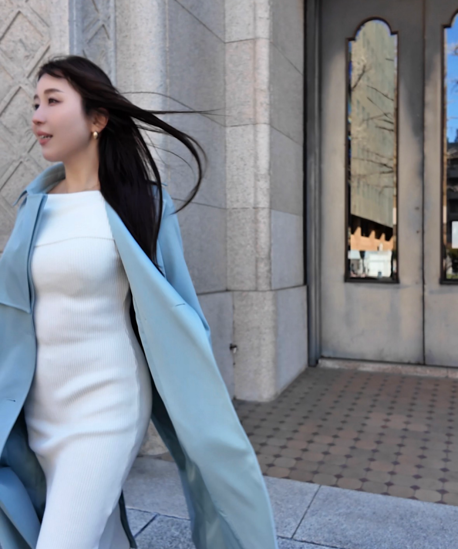 ニュアンスドレス トレンチコート