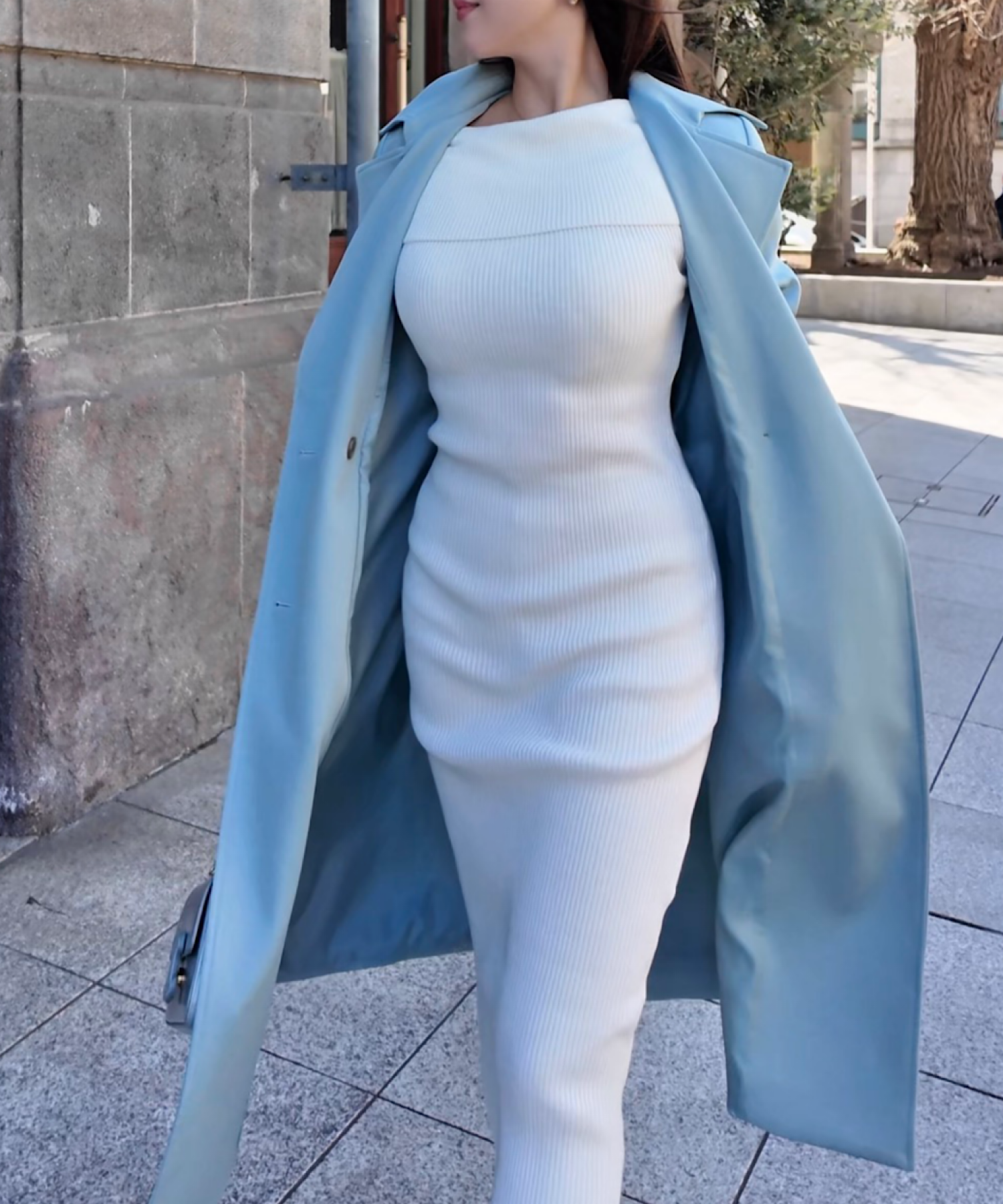 ニュアンスドレス トレンチコート